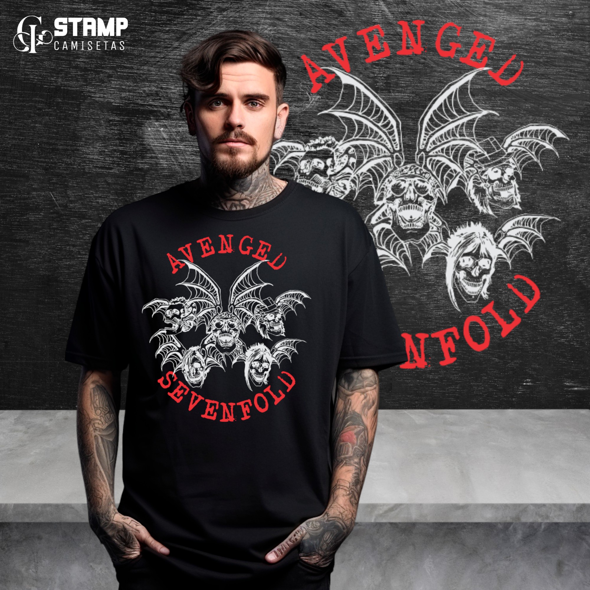 OVERSIZED AVENGED SEVENFOLD 