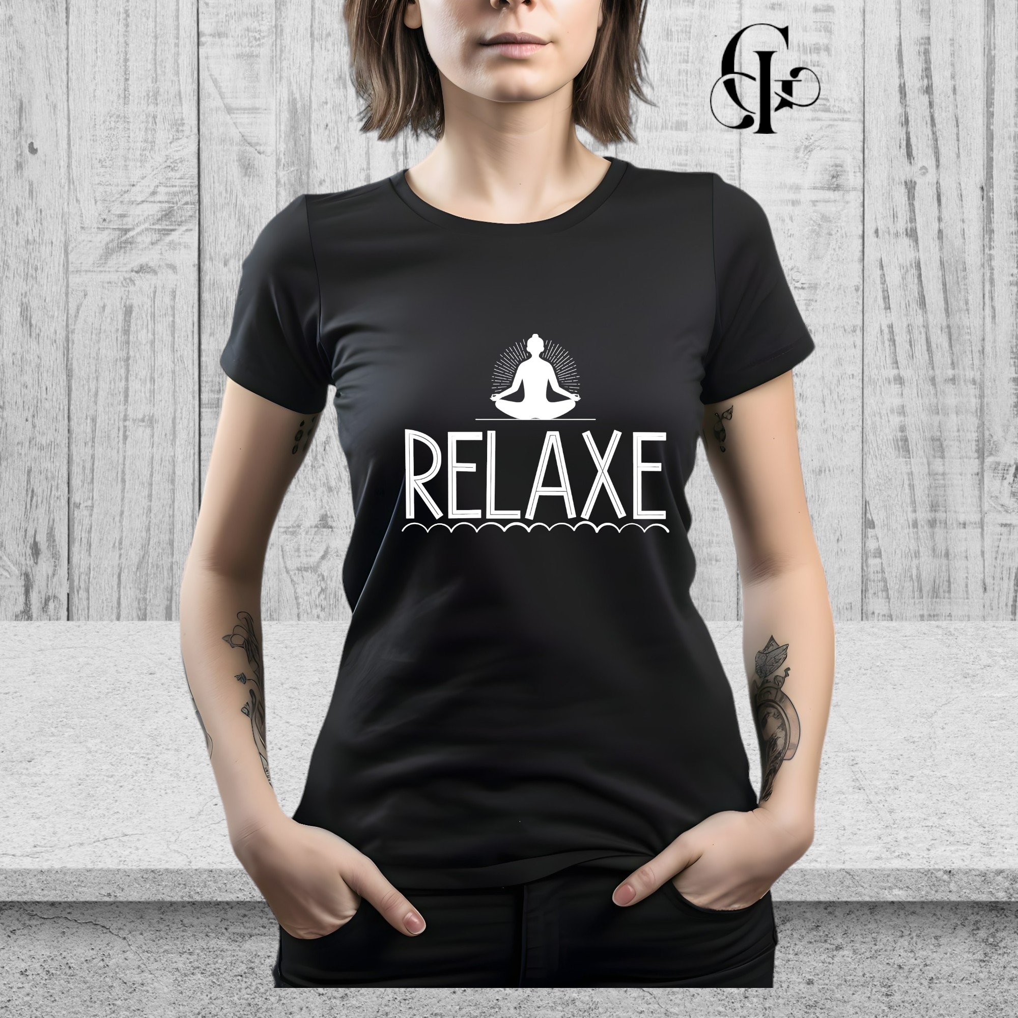 Camiseta Frases-Relaxe