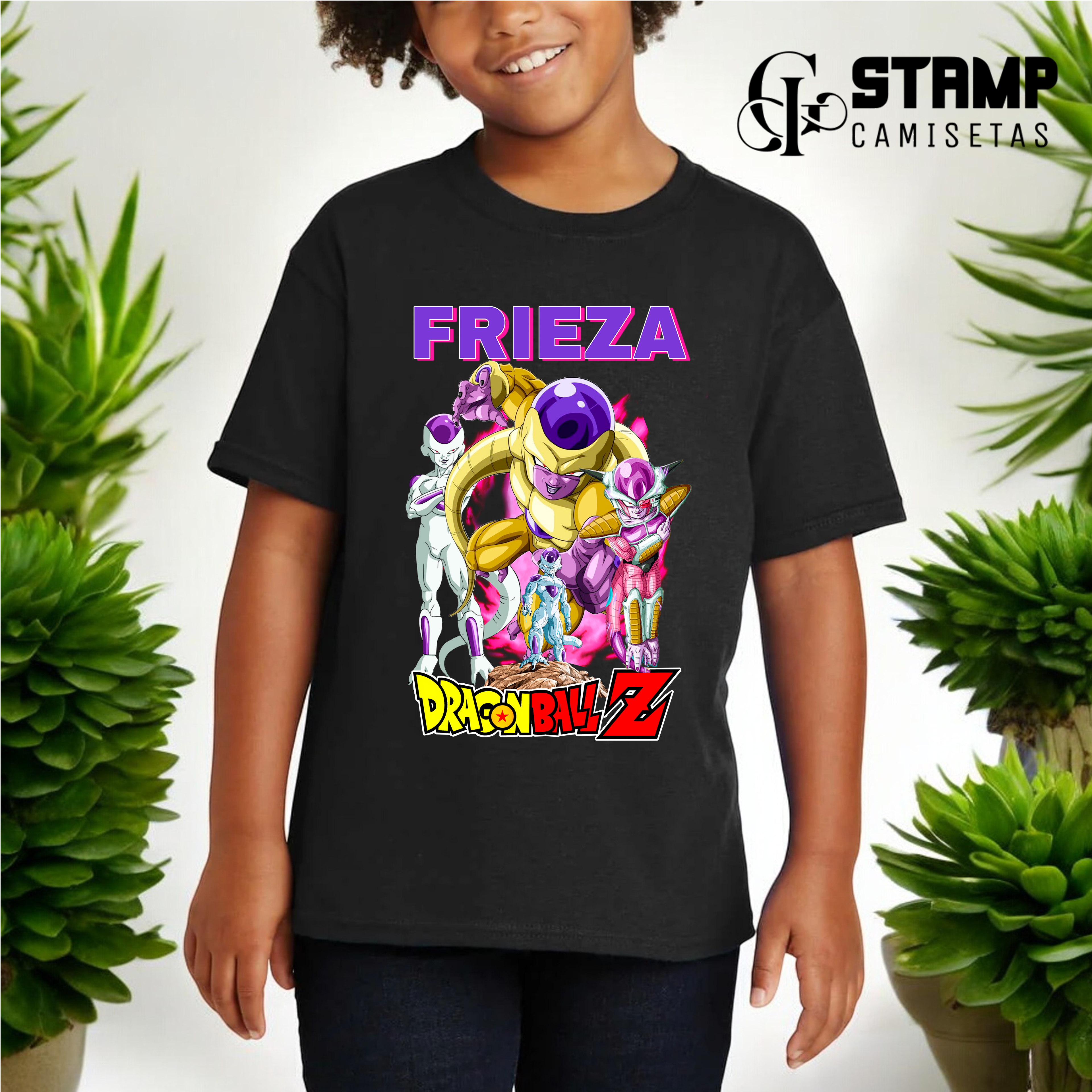 Camiseta Infantil 10/14 anos Dragon Ball Z Frieza