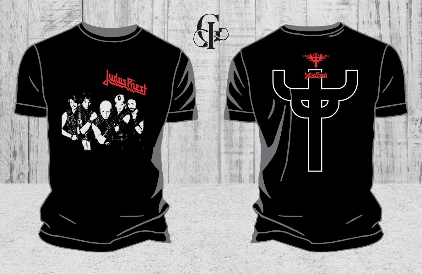 Camiseta da banda Judas Priest