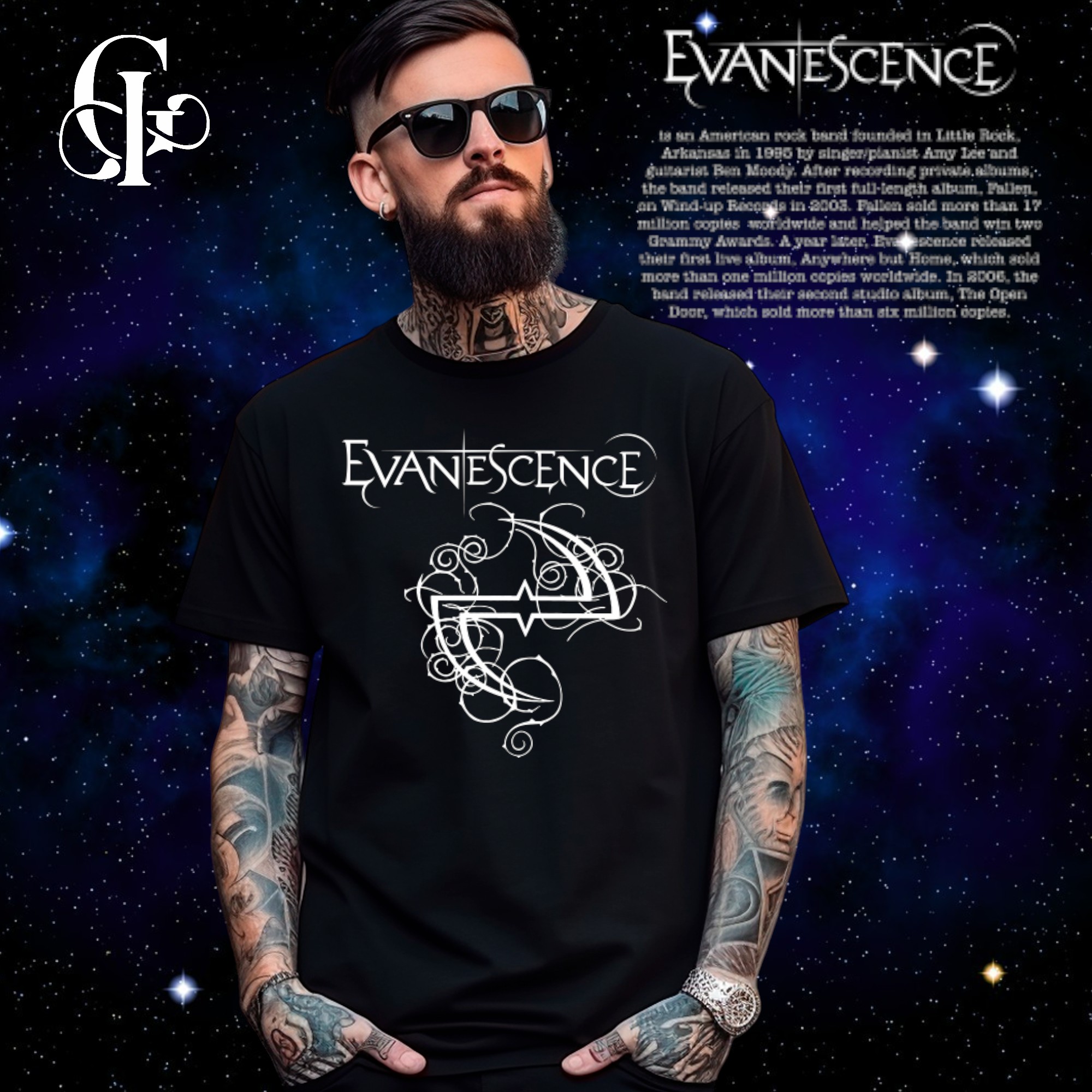 Camisetas Oversized Evanescence 