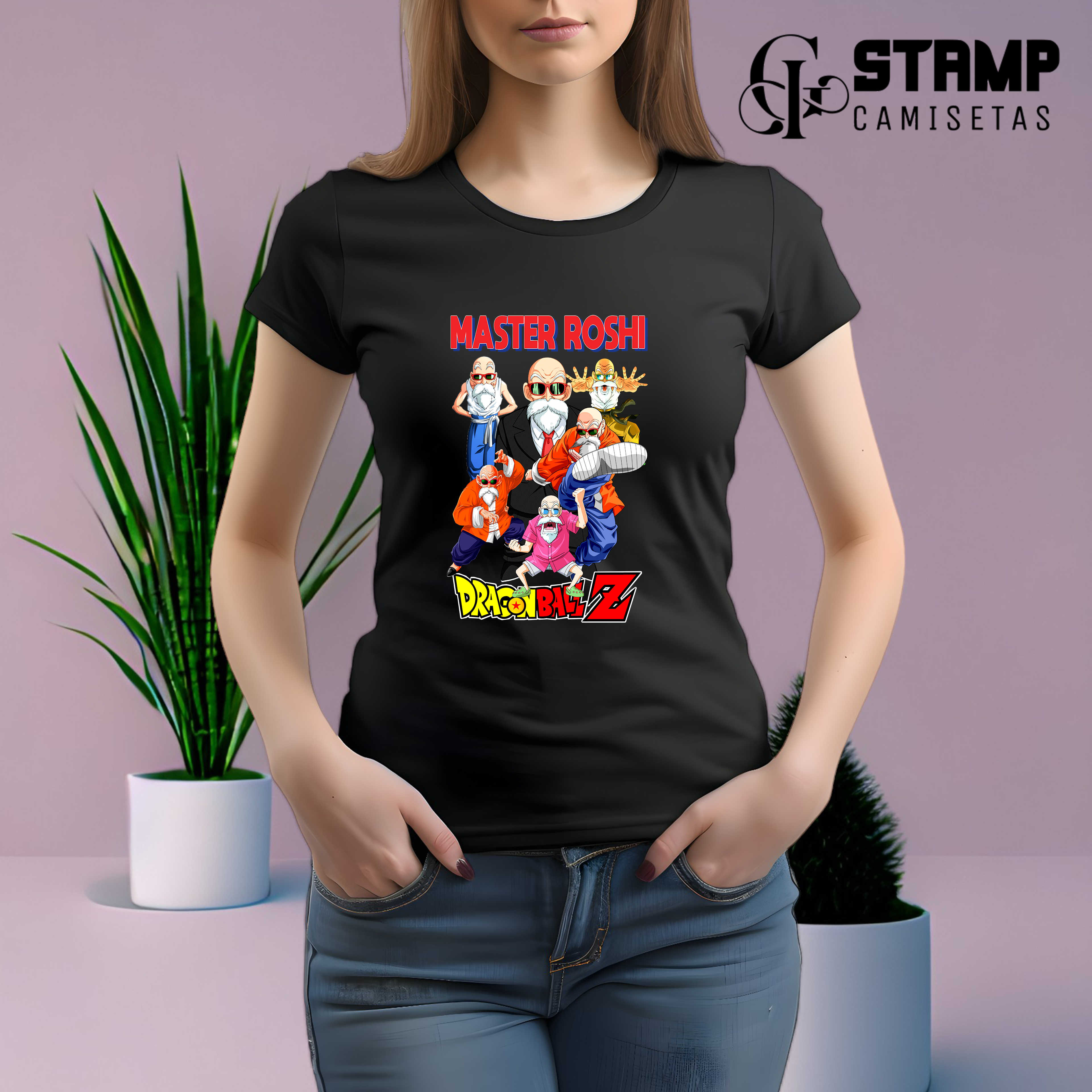  Baby look Dragon Ball Z Master Roshi