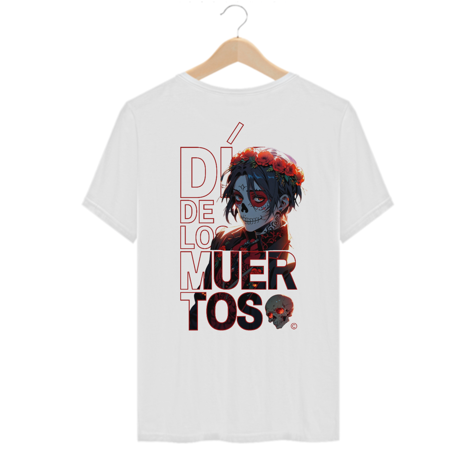 Camisa T-Shirt Quality - Día de los Muertos (Frente-Costas)