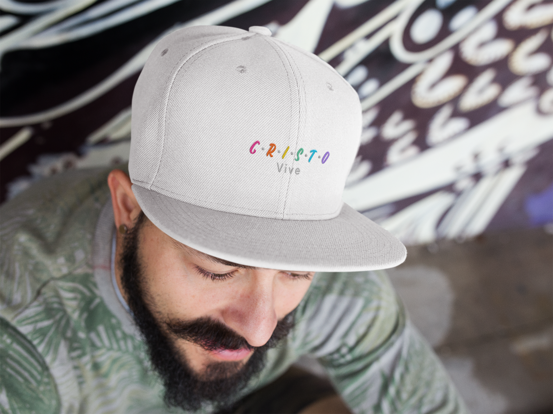 Boné Aba Reta Cristo Vive Stare