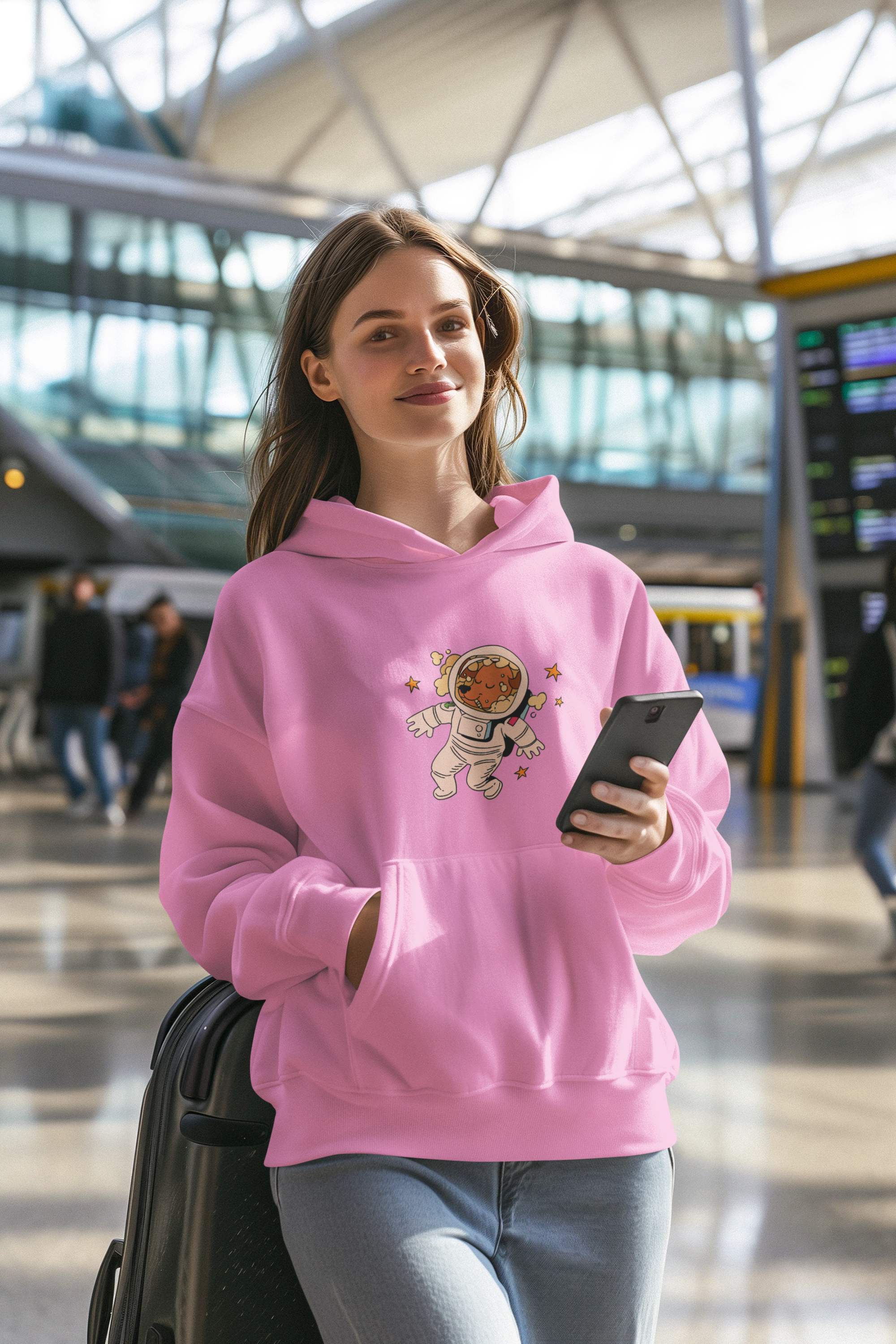 Moletom Canguru Dog Astronauta Stare