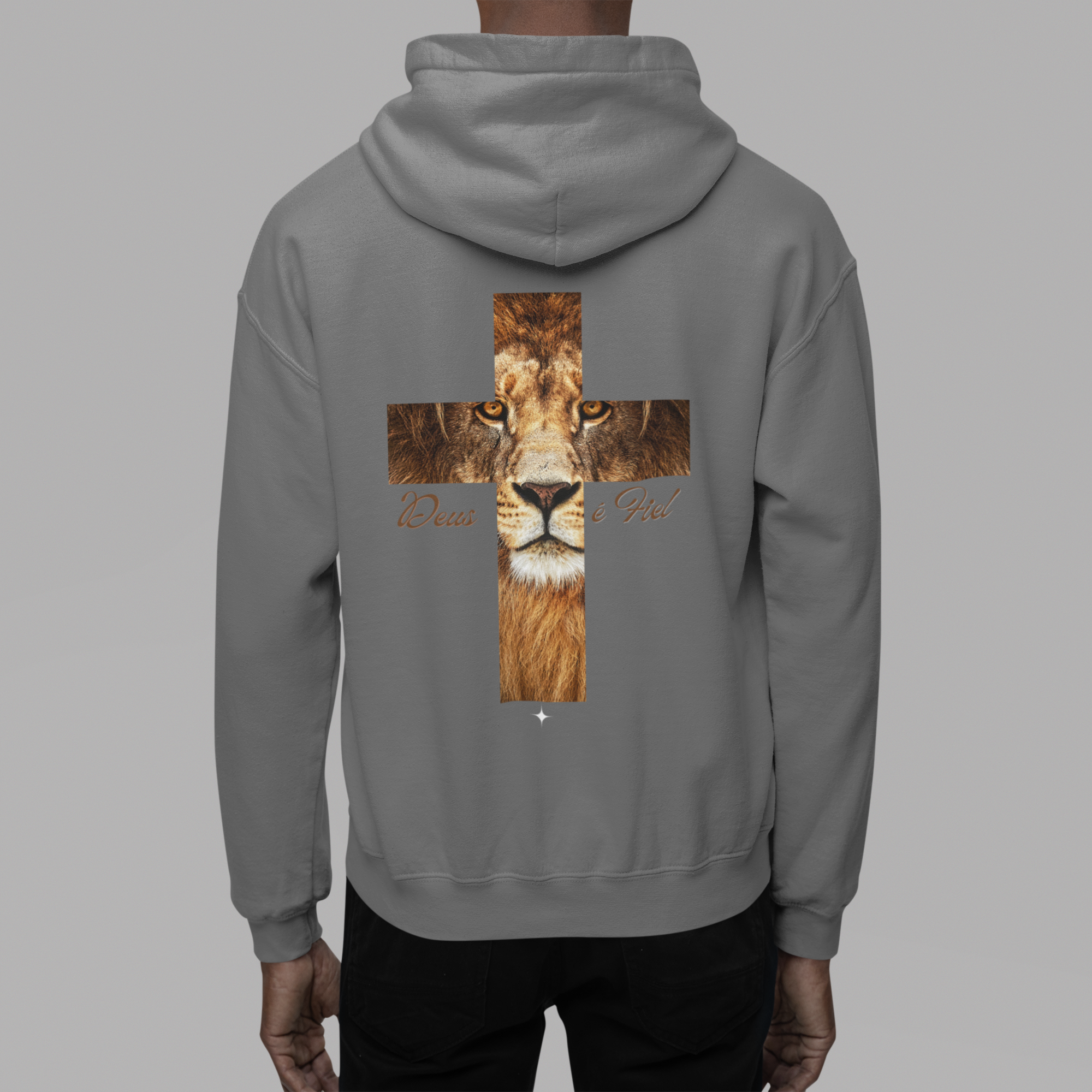 Moletom Com ziper Deus é Fiel