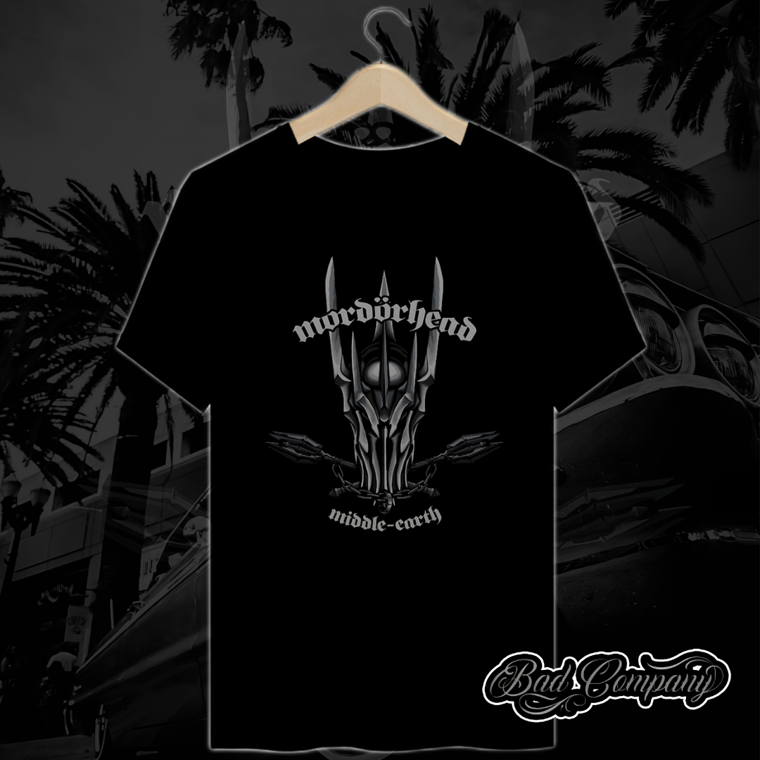 Camiseta Mordörhead Senhor dos Anéis