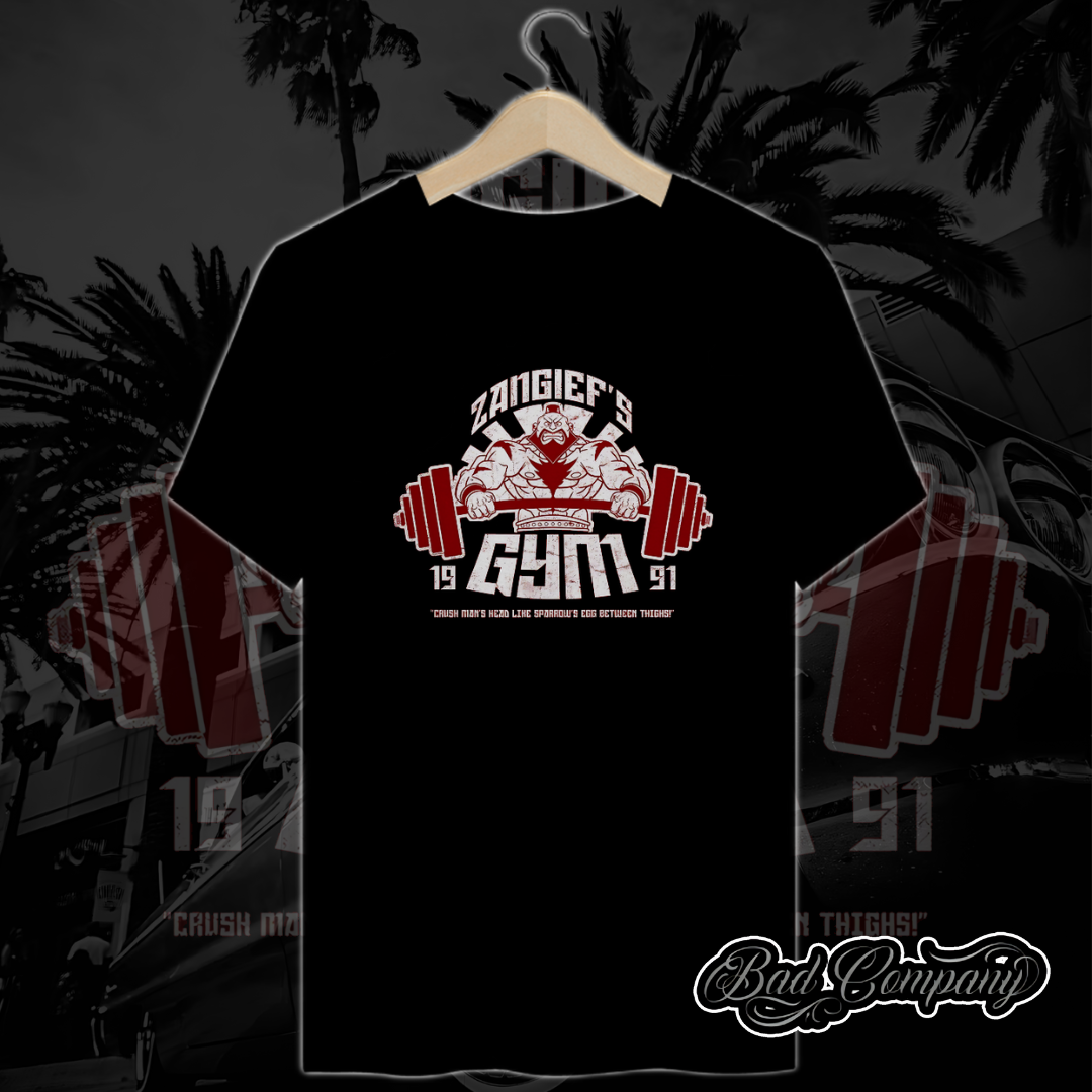 Camiseta Zangief's Gym Street Fighter