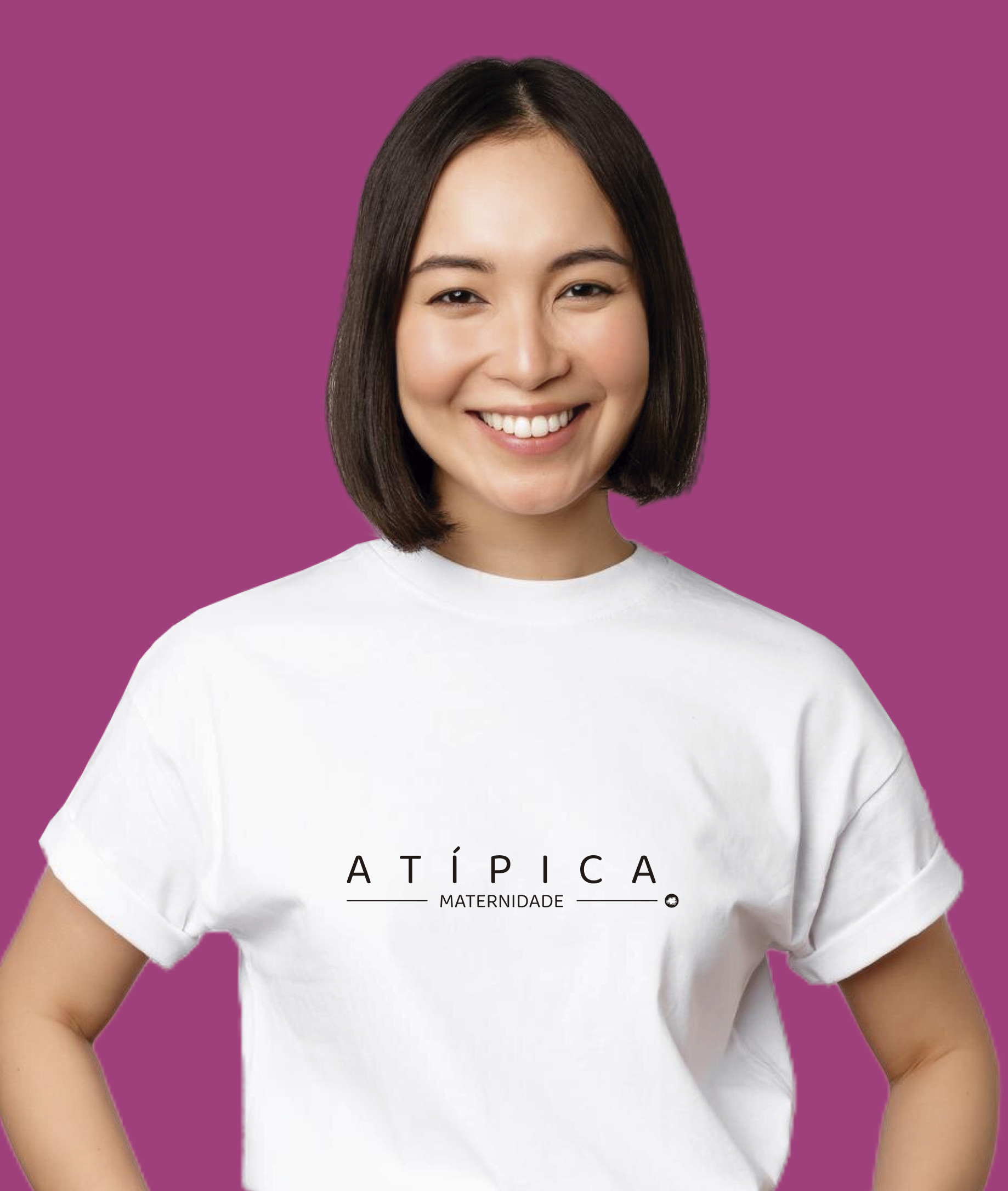 Camiseta Feminina : Atípica Maternidade (Inclusão / Autista / TDAH / Superdotação)