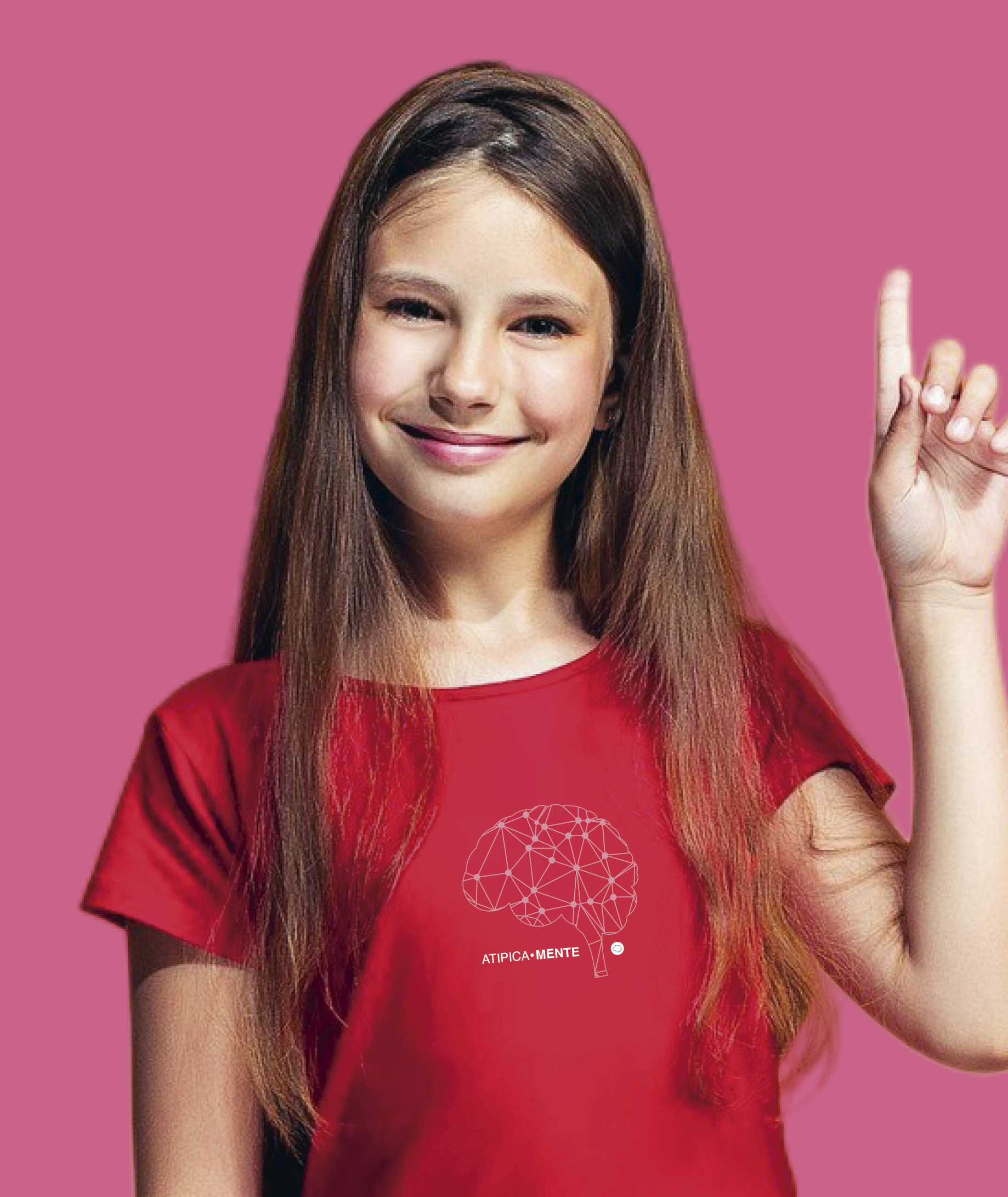 Camiseta Infantil : Menina (10 a 14) : AtipicaMente (Inclusão / Autista / TDAH / Superdotação)