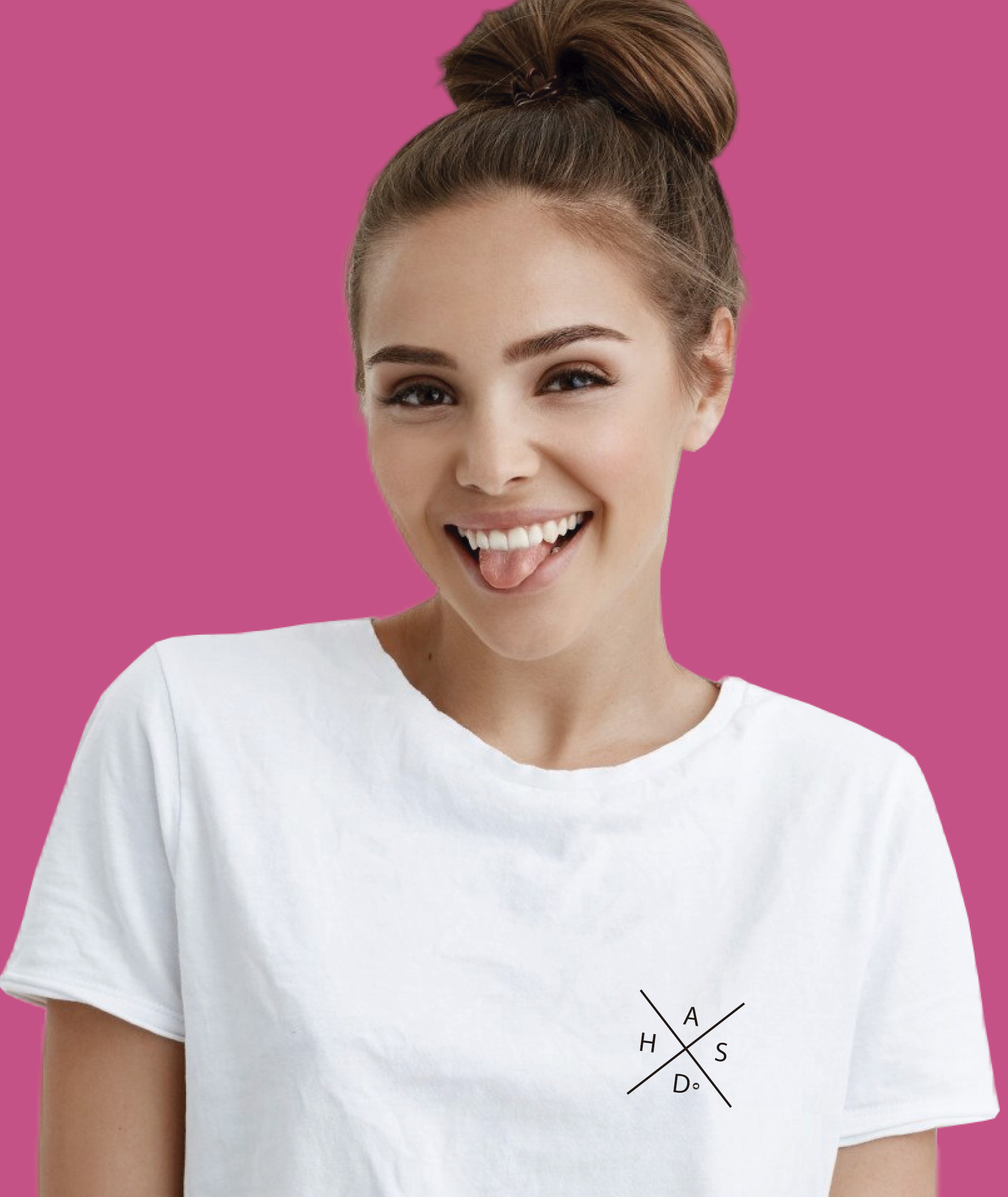 Camiseta Unissex (Feminino / Masculino) : X AHSD - Superdotação