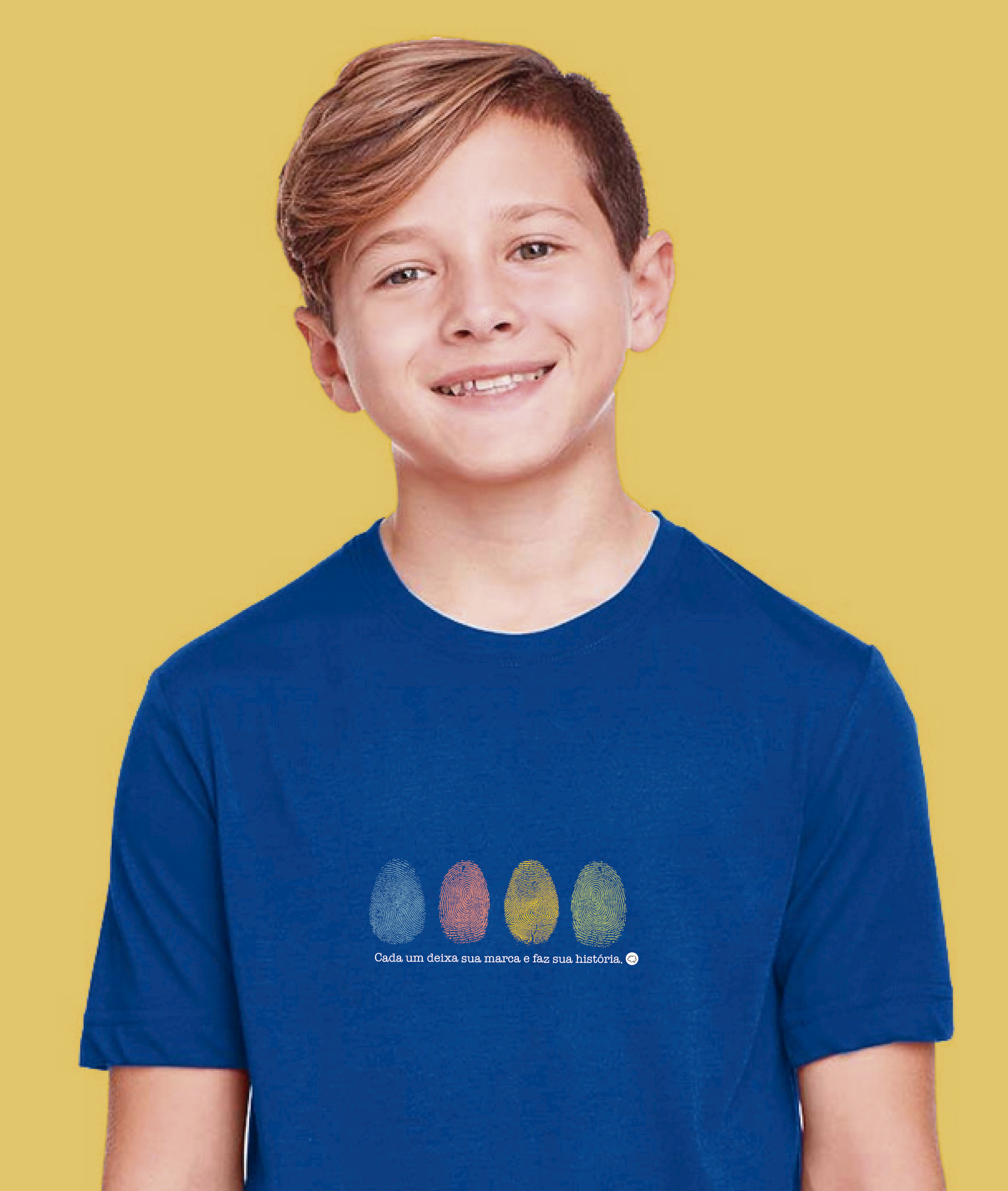 Camiseta Infantil : Menino (10 a 14) : Sua Marca (Inclusão / Autista / TDAH / Superdotação)