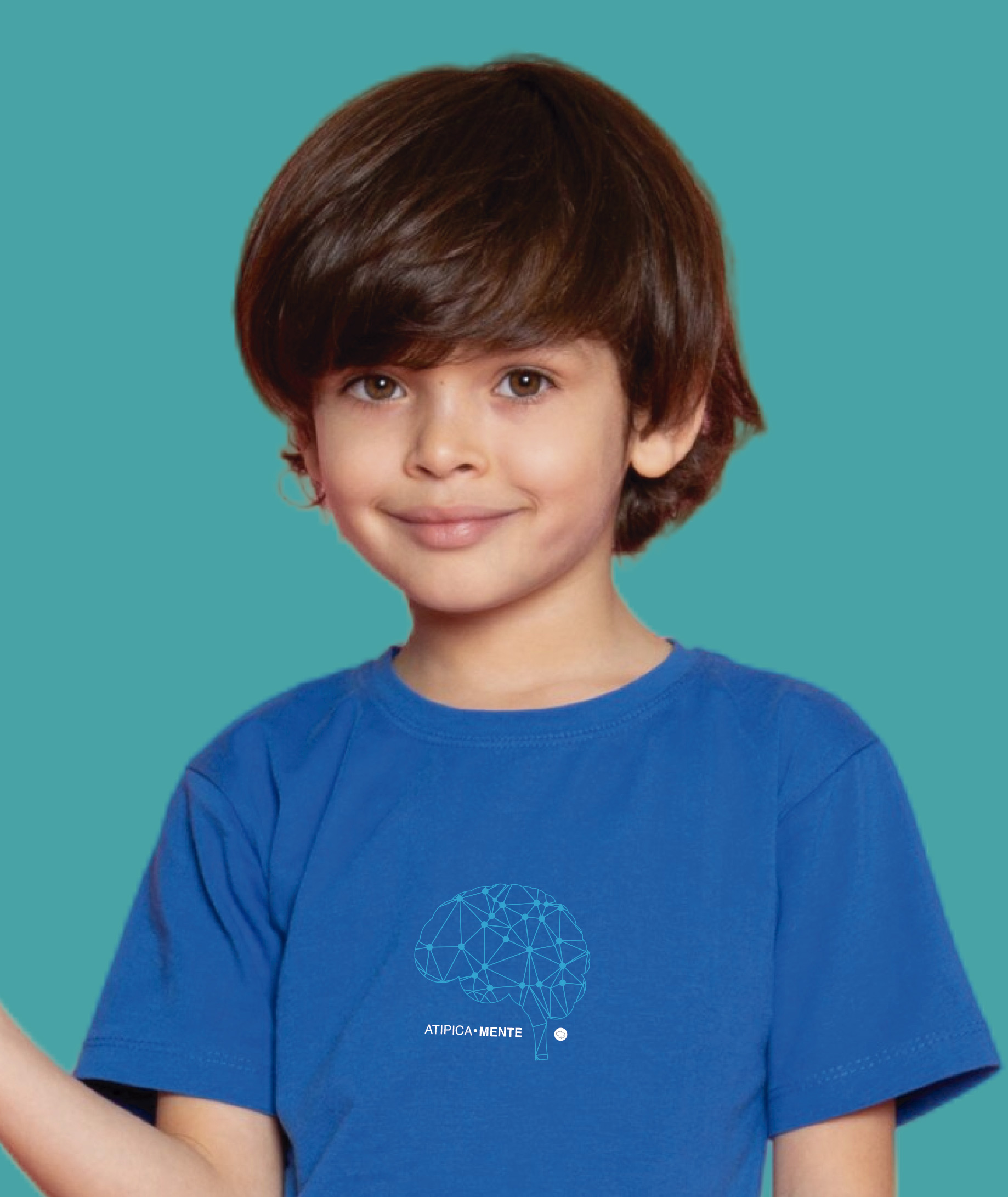 Camiseta Infantil : Menino (2 a 8) : AtipicaMente (Inclusão / Autista / TDAH / Superdotação)