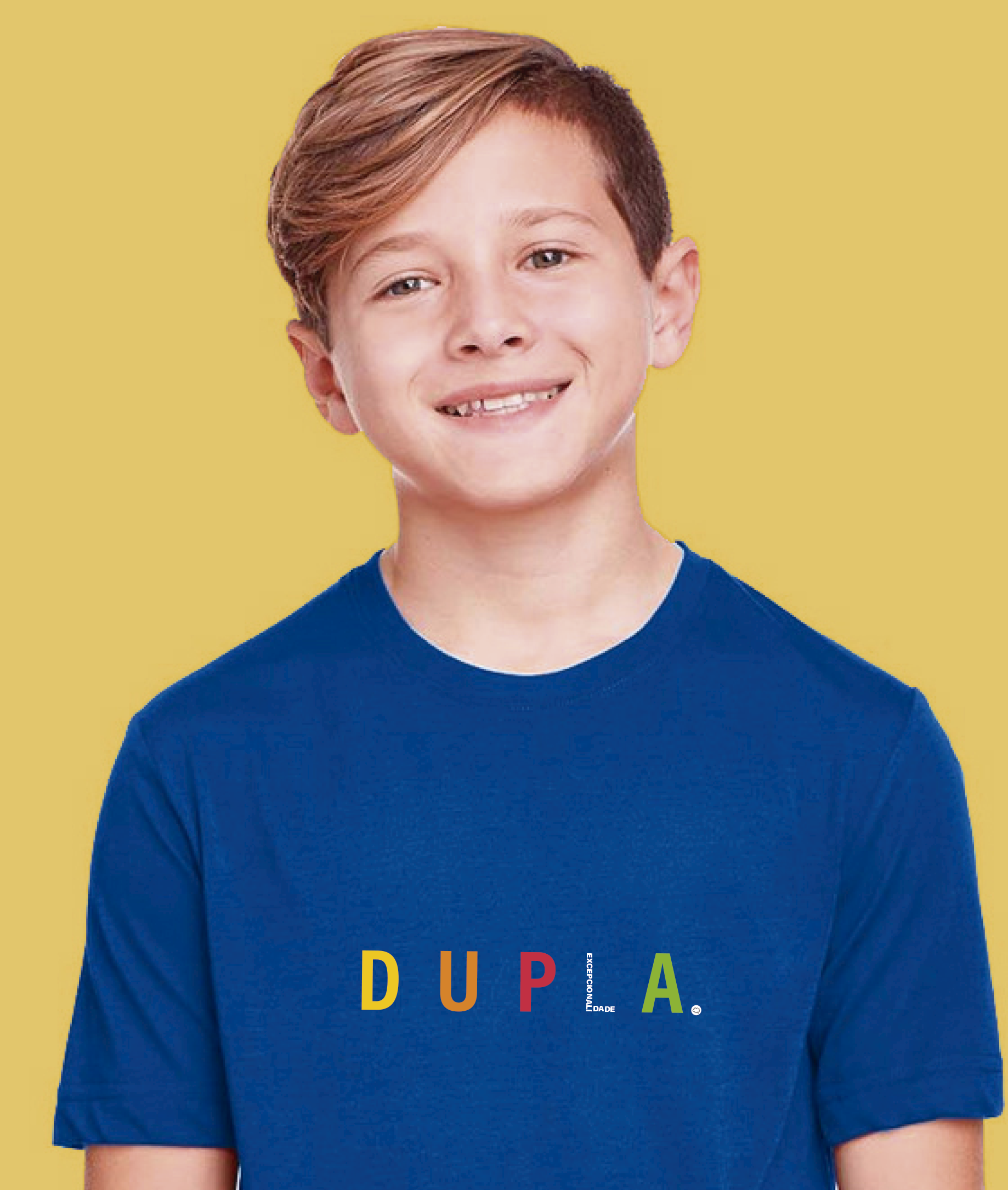 Camiseta Infantil : Menino (TAM 2 a 14) : Dupla Excepcionalidade (Autista / TDAH / Superdotação)