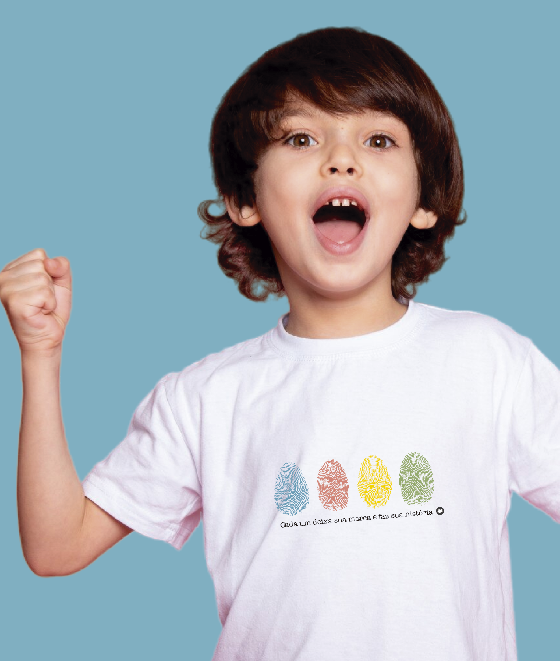 Camiseta Infantil : Menino (2 a 8) : Sua Marca (Inclusão / Autista / TDAH / Superdotação)