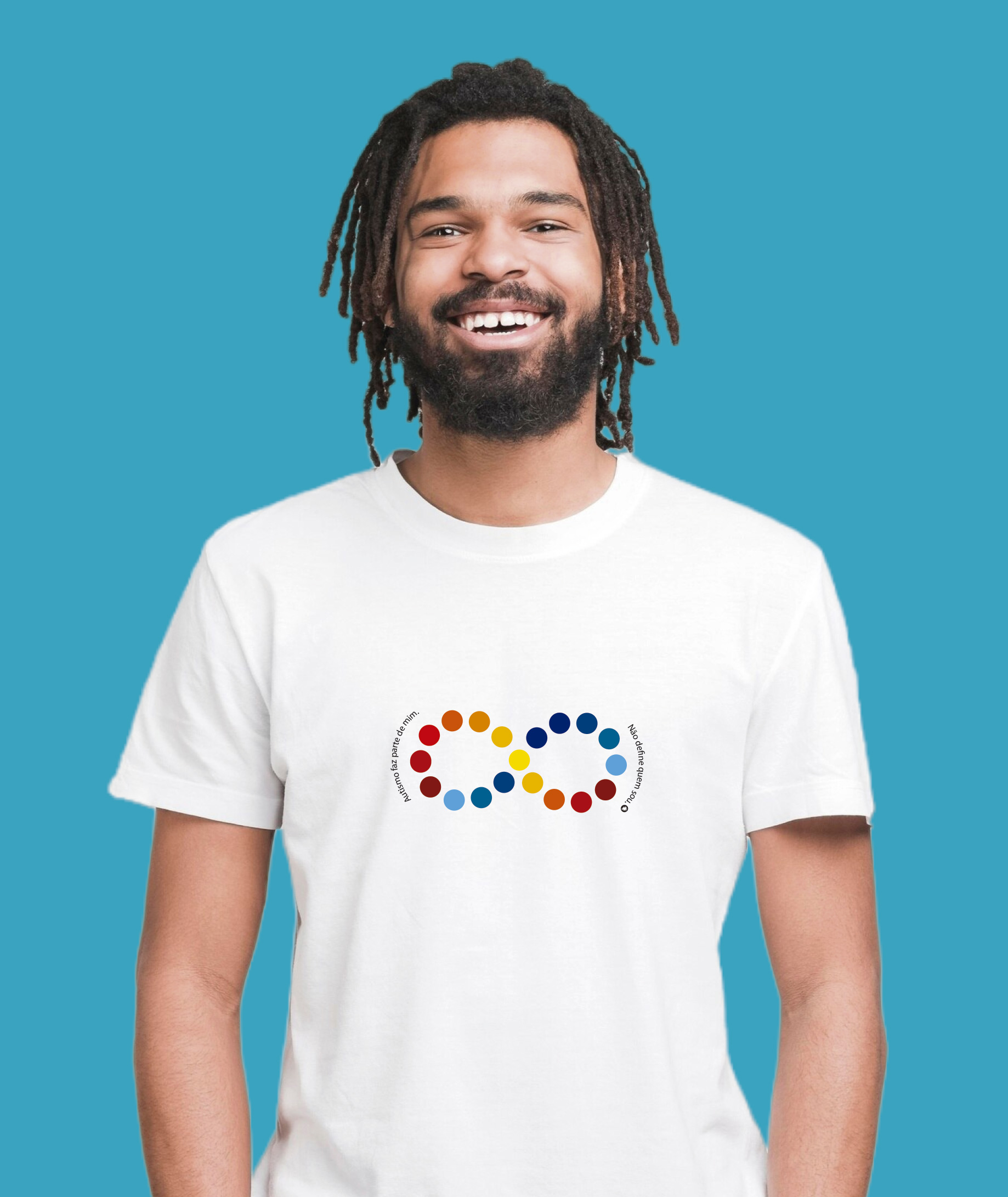 Camiseta Masculina : Infinito TEA (Espectro Autista)
