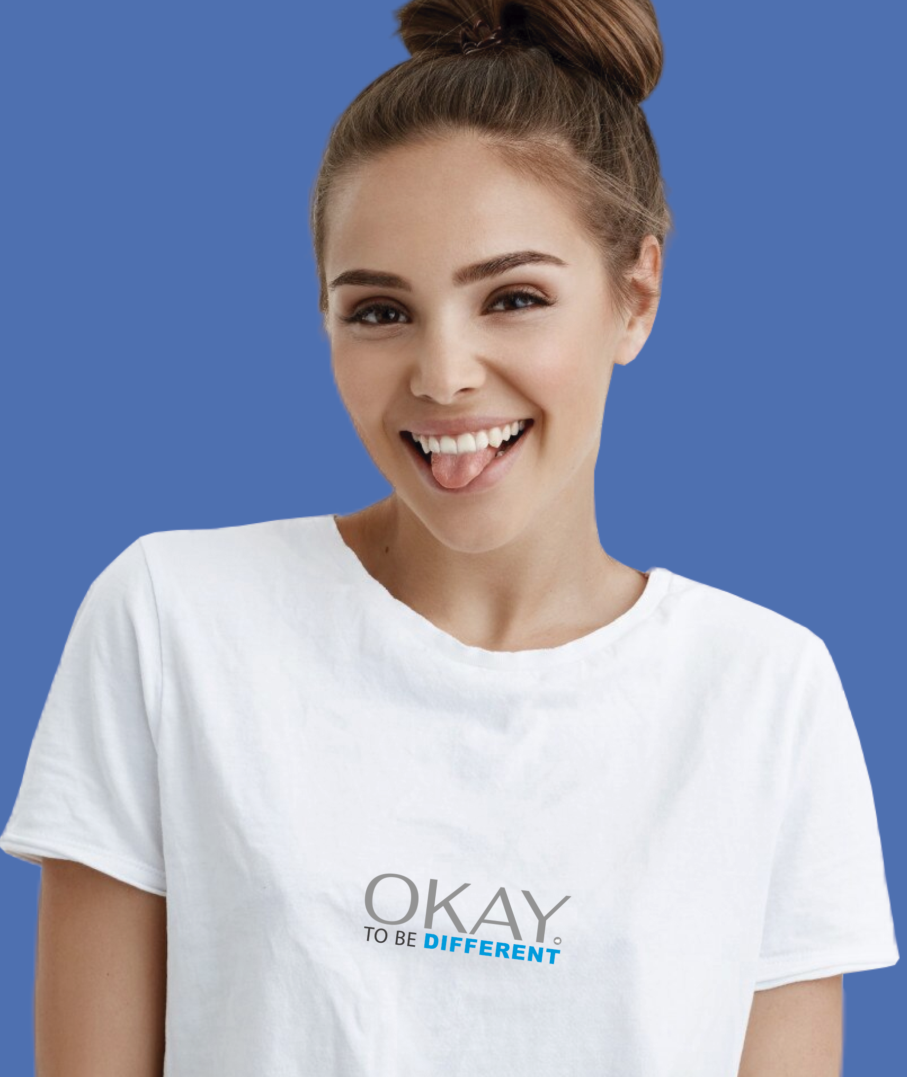 Camiseta Feminina : OKAY (Inclusão / Autista / TDAH / Superdotação)