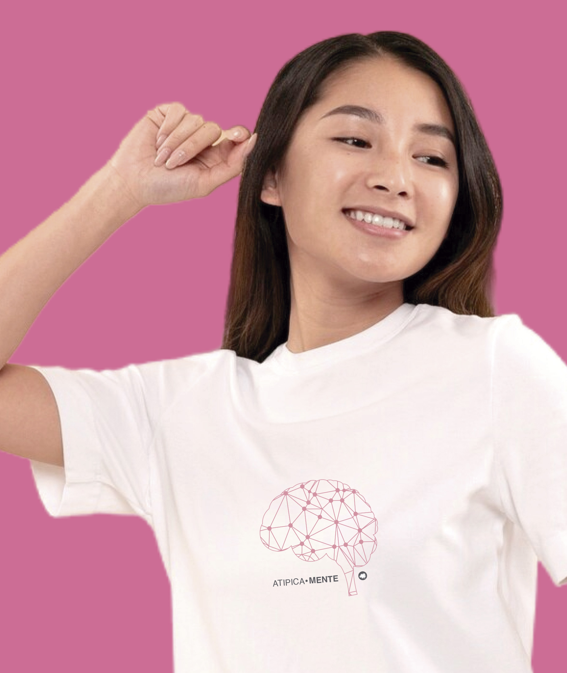 Camiseta Infantil : Menina (10 a 14) : AtipicaMente (Neurodiversidade / Autista / TDAH / Superdotação)