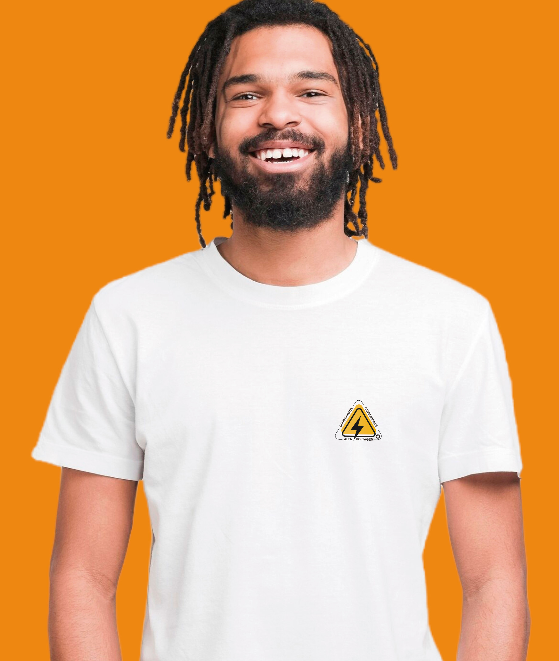 Camiseta Masculina : Alta Voltagem Inclusão (Superdotação / Altas Habilidades)