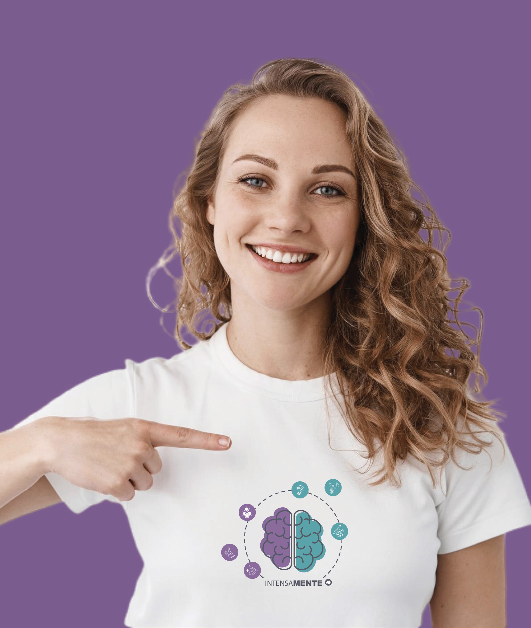 Camiseta Feminina : IntensaMENTE (Inclusão / Autista / TDAH / Superdotação)