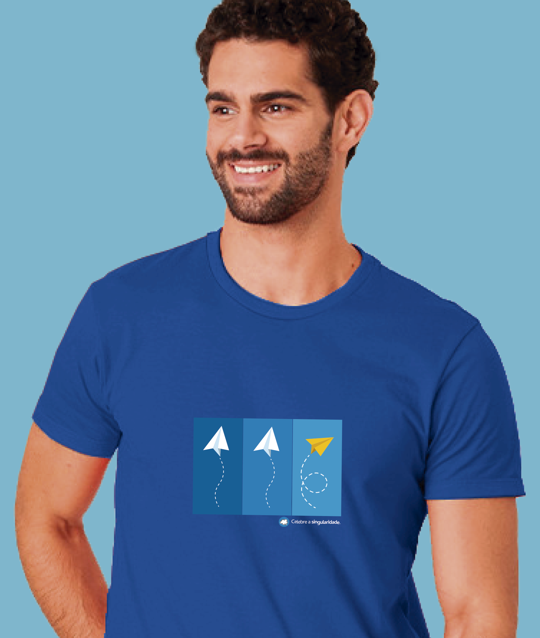 Camiseta Masculina : Celebre a Singularidade (Neurodiversidade / Autista / TDAH / Superdotação)