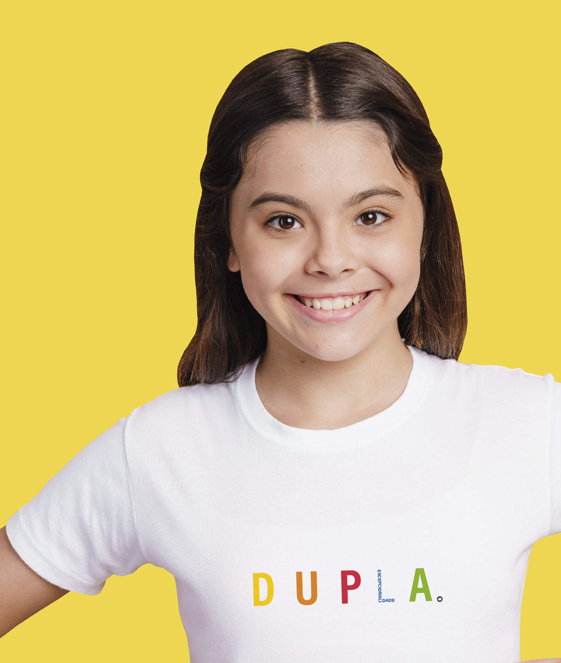 Camiseta Infantil : Menina (10 a 14) : Dupla Excepcionalidade (Autista / TDAH / Superdotação)