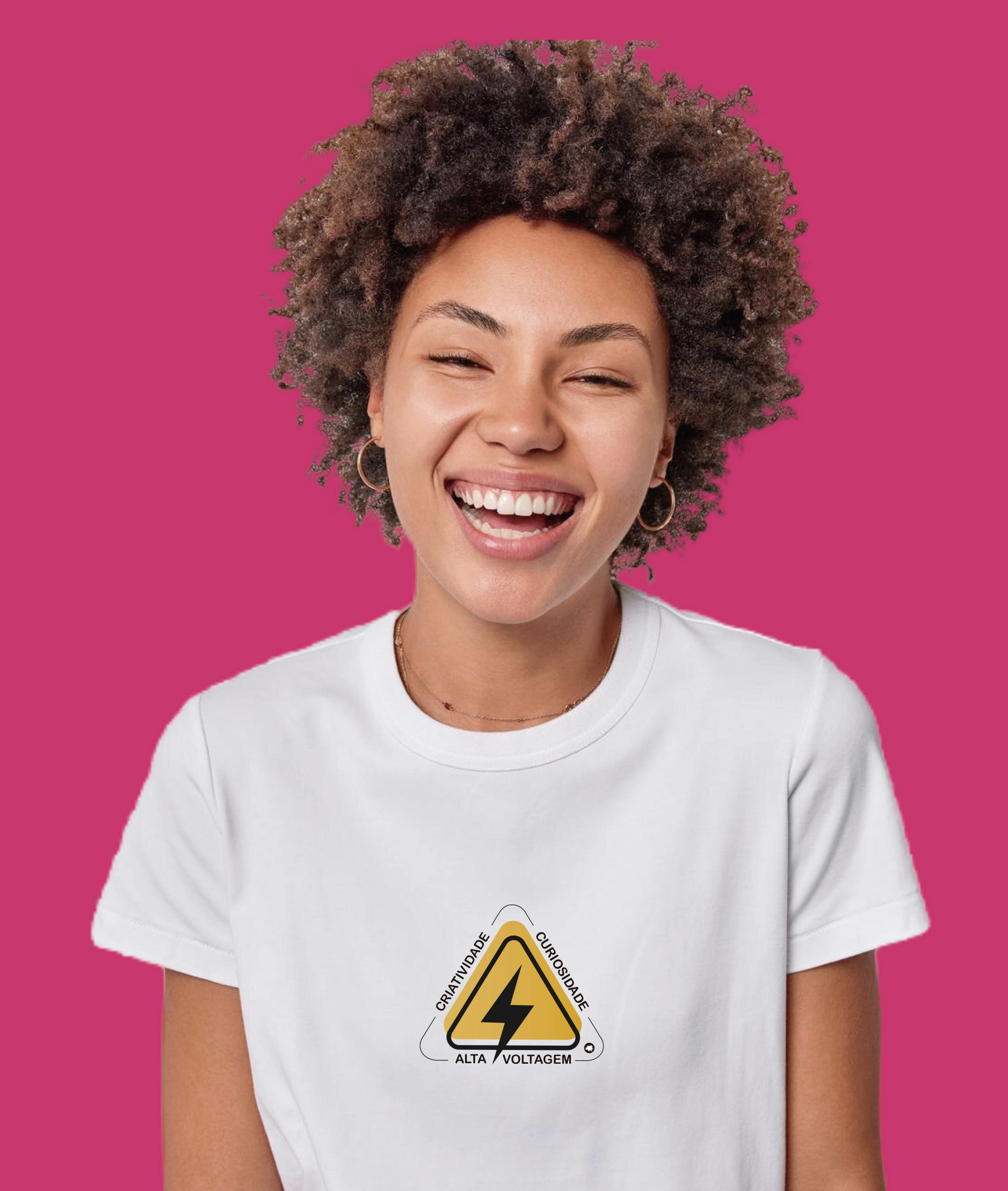 Camiseta Feminina : Alta Voltagem Atípica (Superdotação / Altas Habilidades)