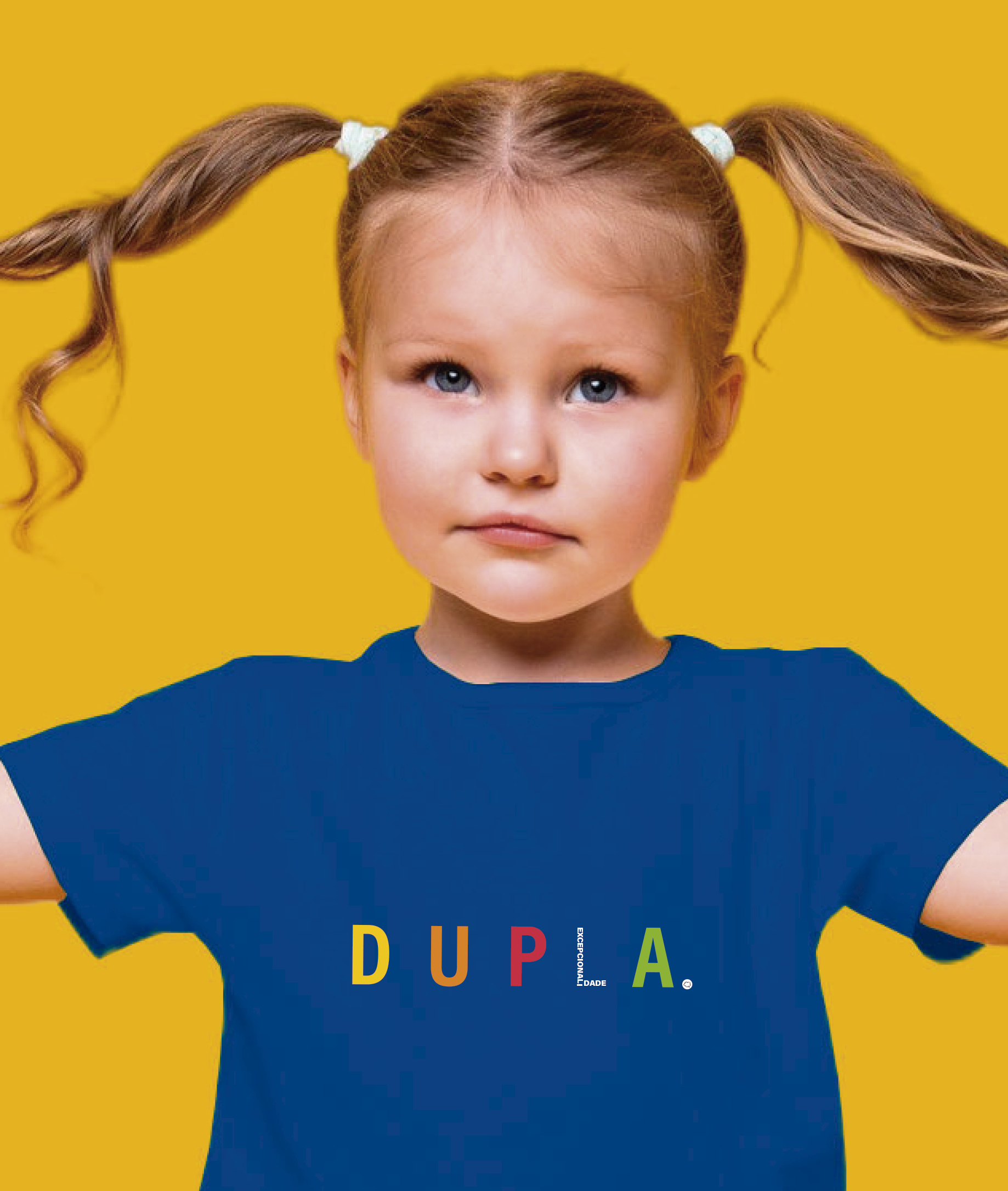 Camiseta Infantil : Menina (TAM 2 a 14) : Dupla Excepcionalidade (Autista / TDAH / Superdotação)