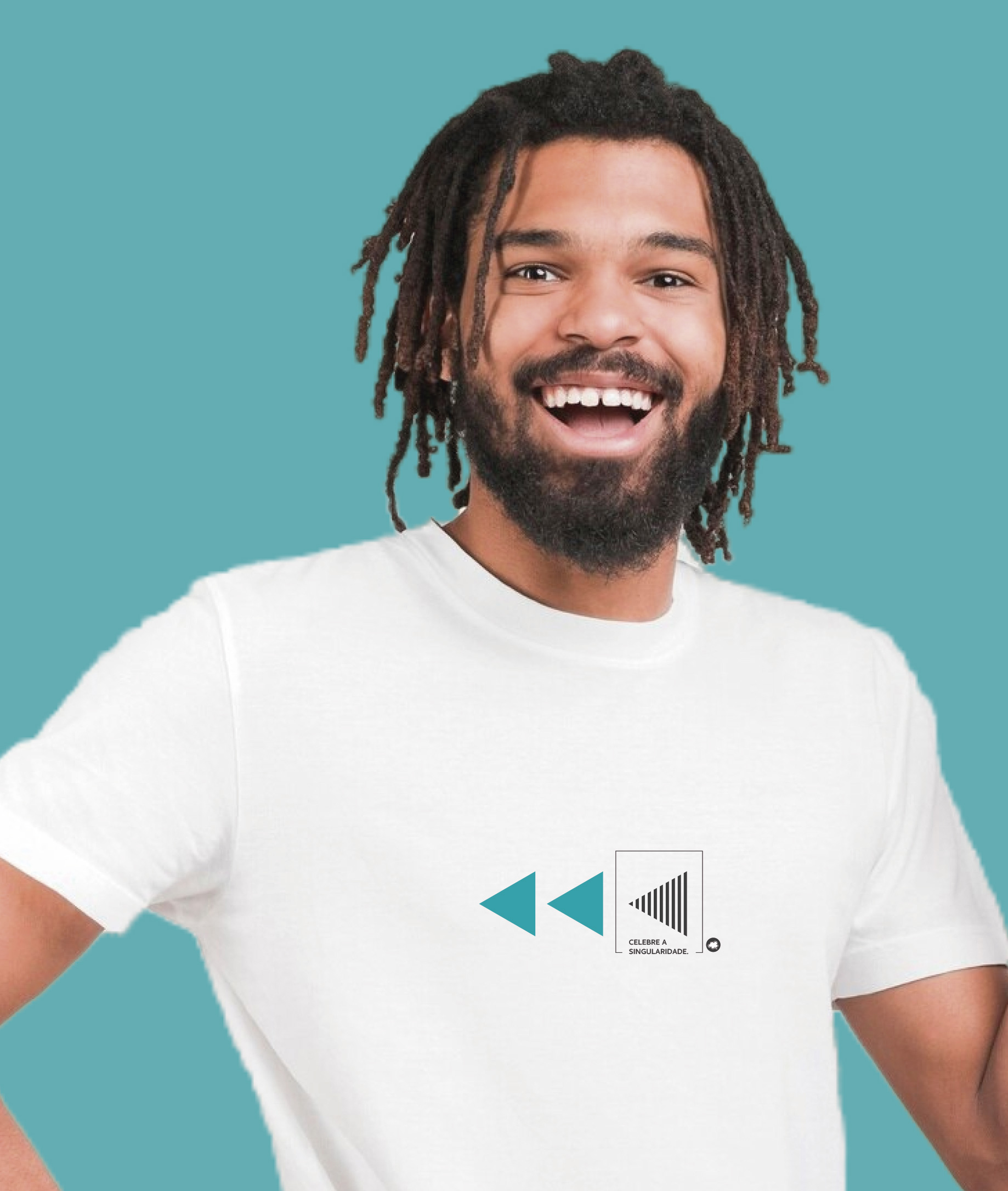 Camiseta Unissex (Masculino / Feminino) : Celebre a Singularidade (Neurodiversidade / Autista / Superdotação / TDAH)