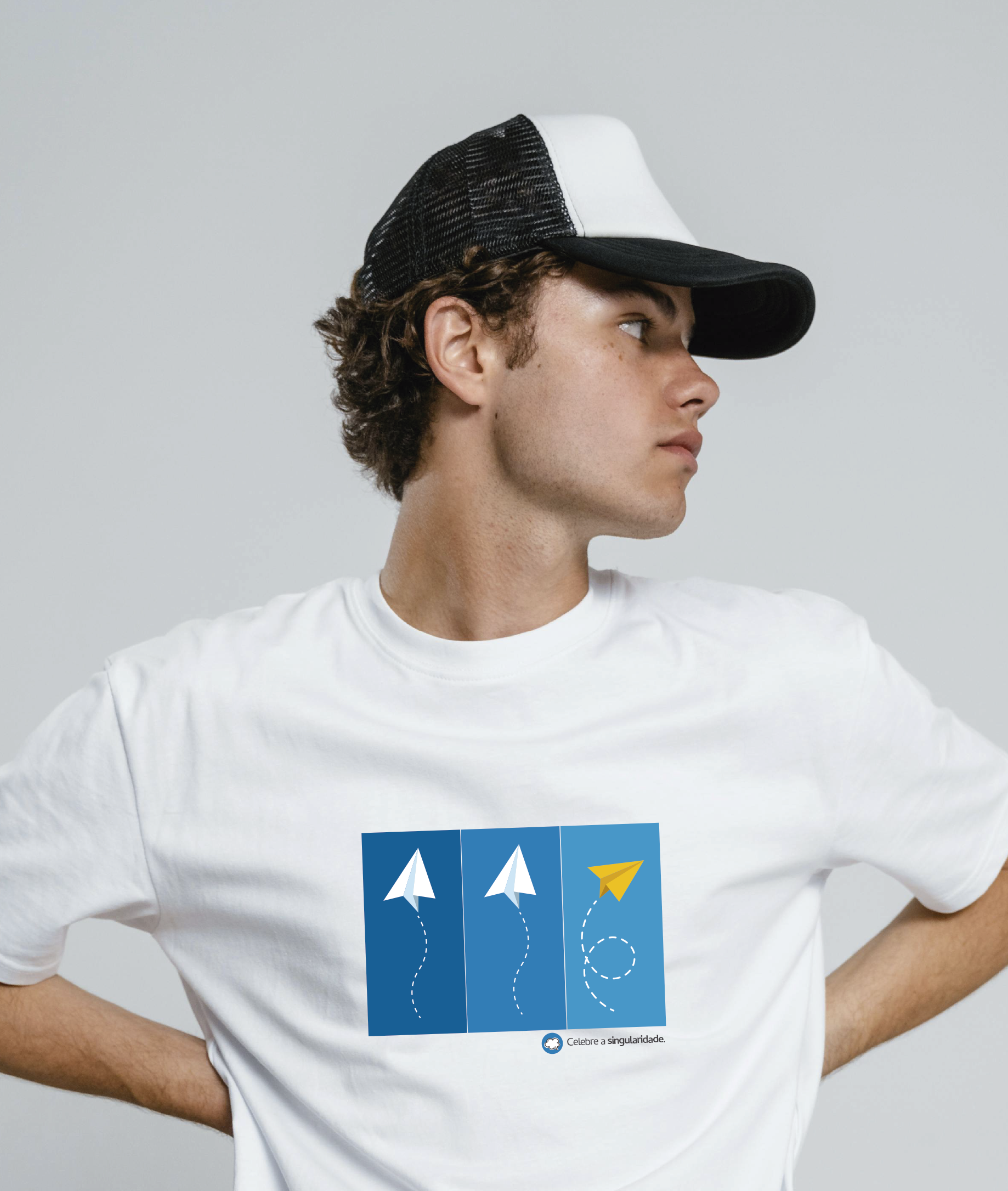 Camiseta Masculina : Celebre a Singularidade (Neurodiversidade / Autista / TDAH / Superdotação)