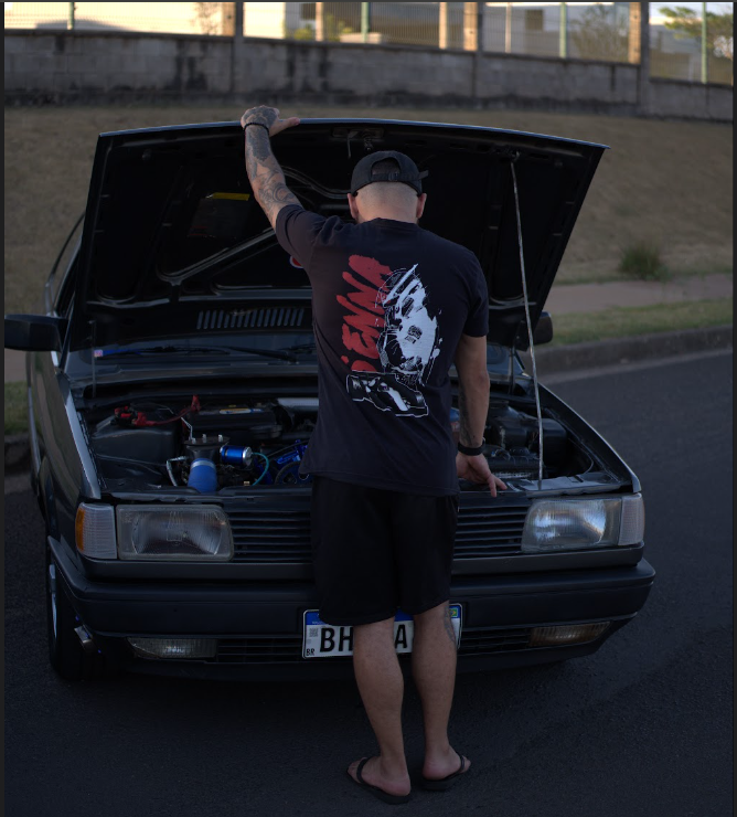 TSHIRT AYRTON SENNA  F1 BLACK