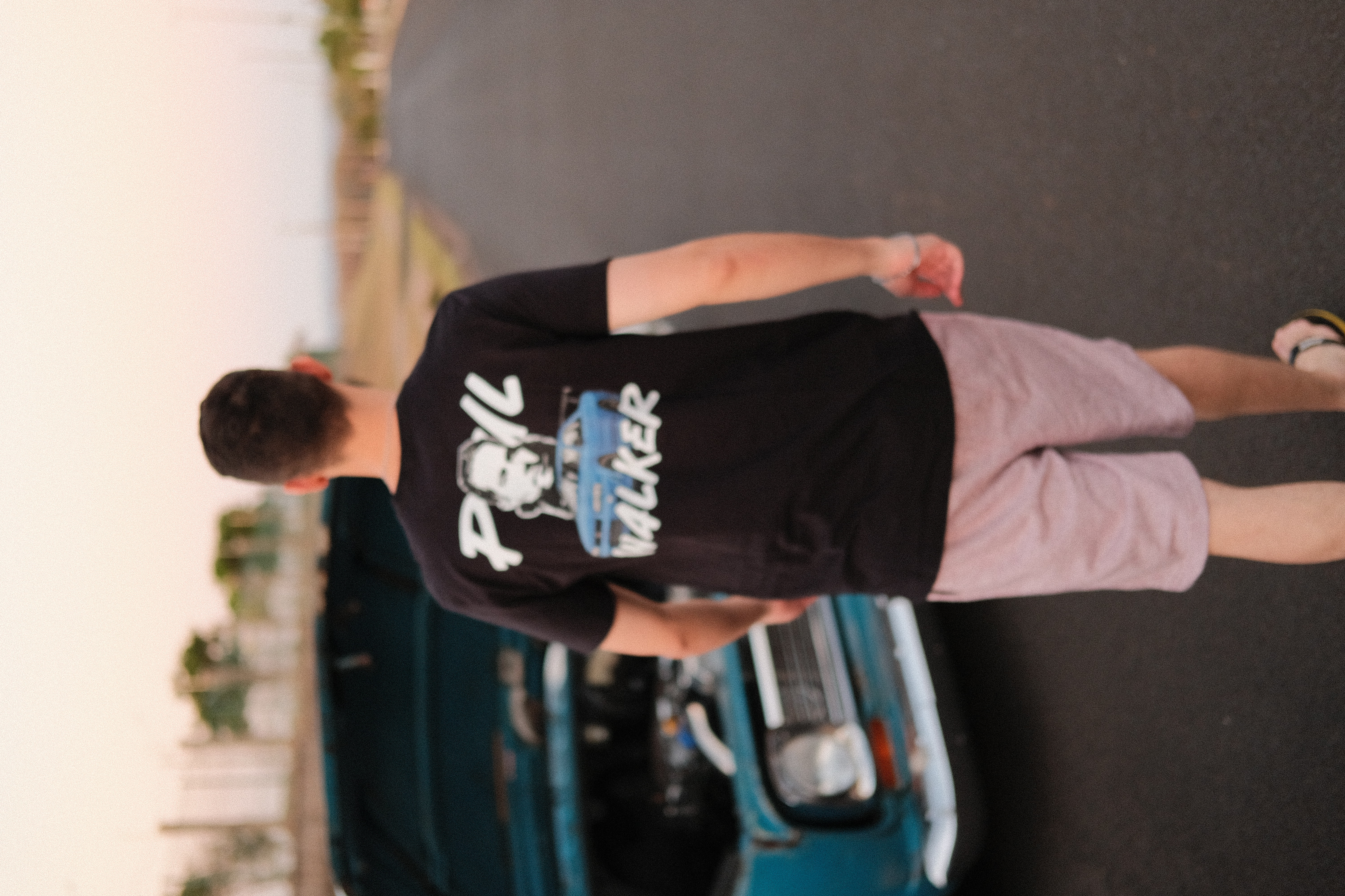 TSHIRT PAUL WALKER R32 BLUE