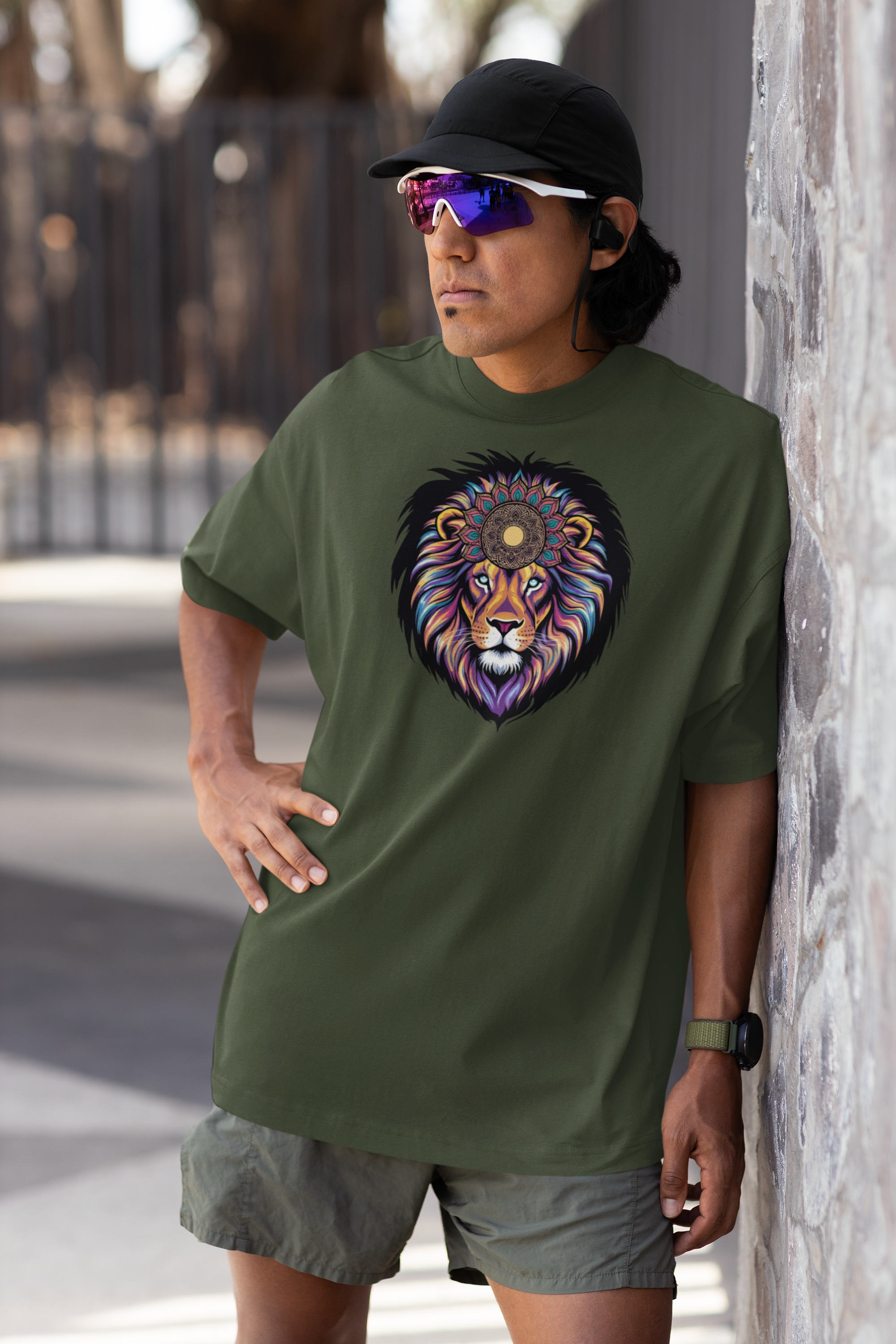 Camiseta Oversized Leão