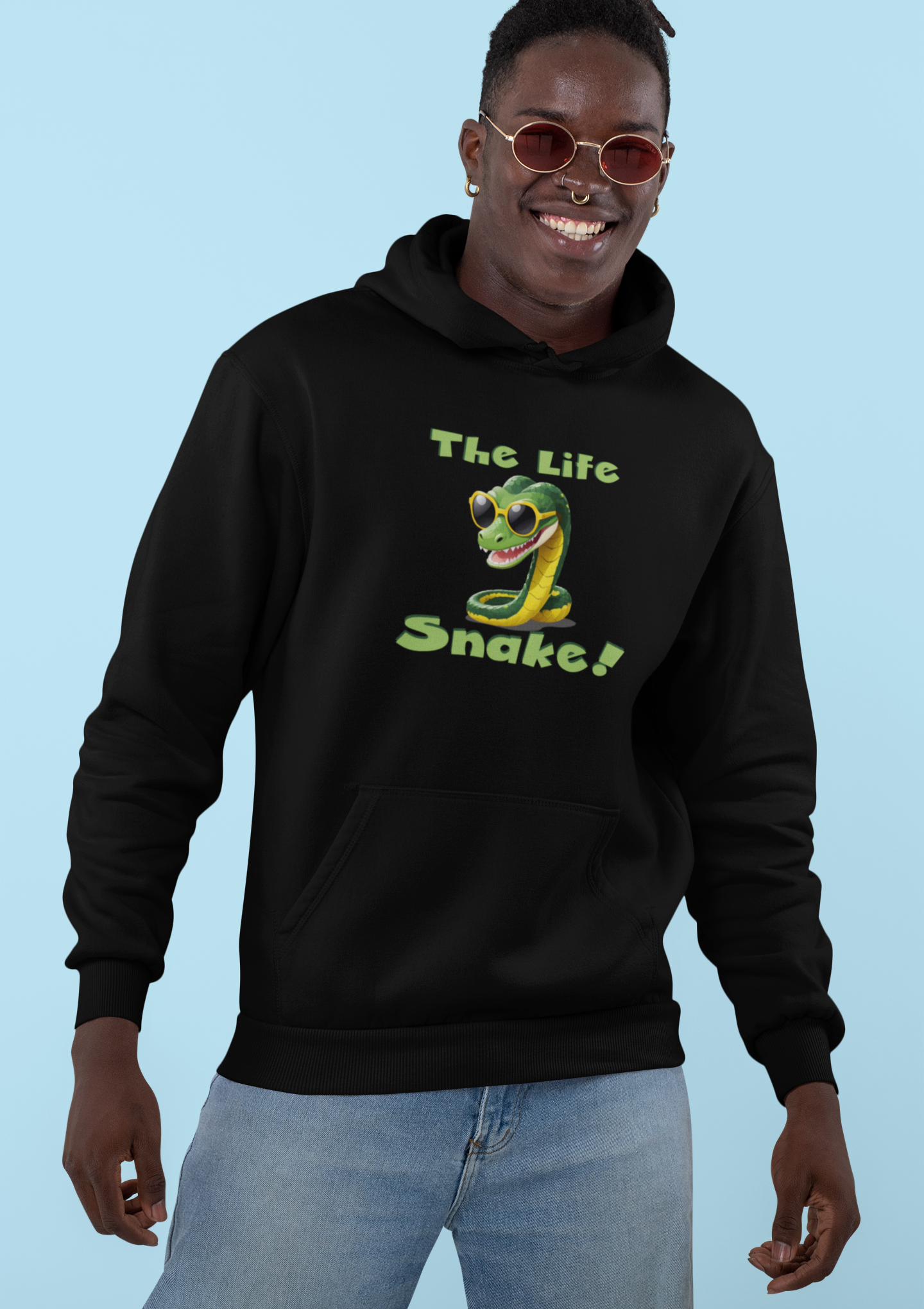 Moletom Canguru The Life Snake