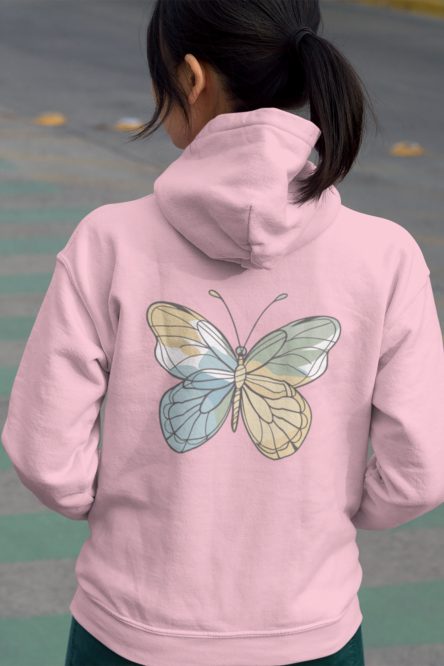 Moletom Canguru Borboleta