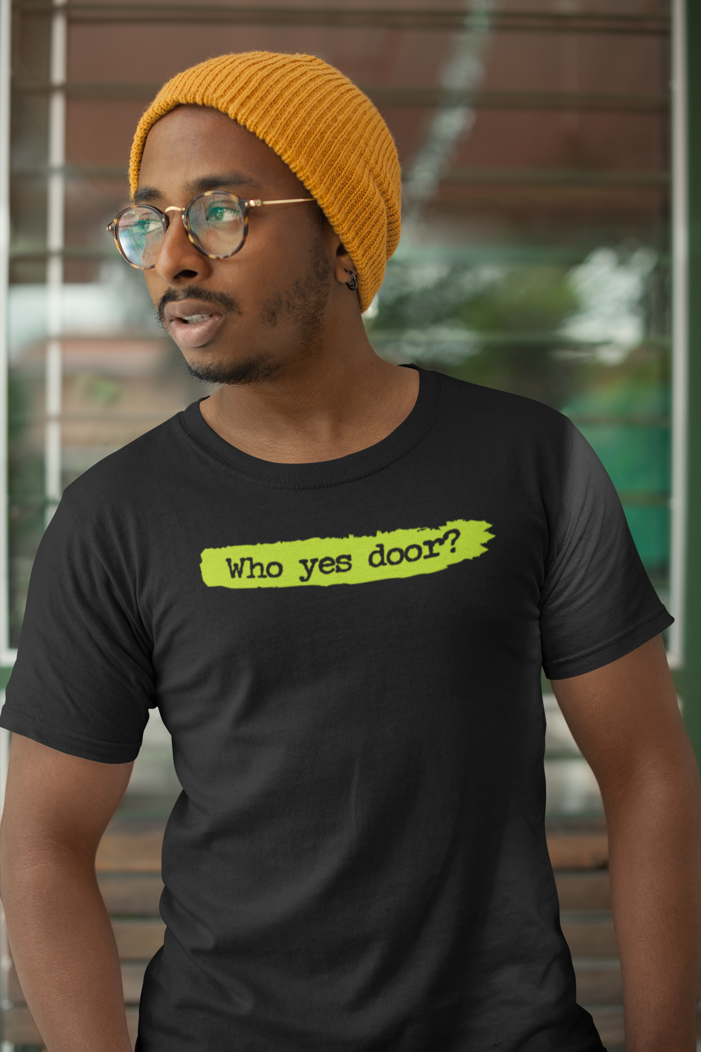 T-Shirt Who Yes Door