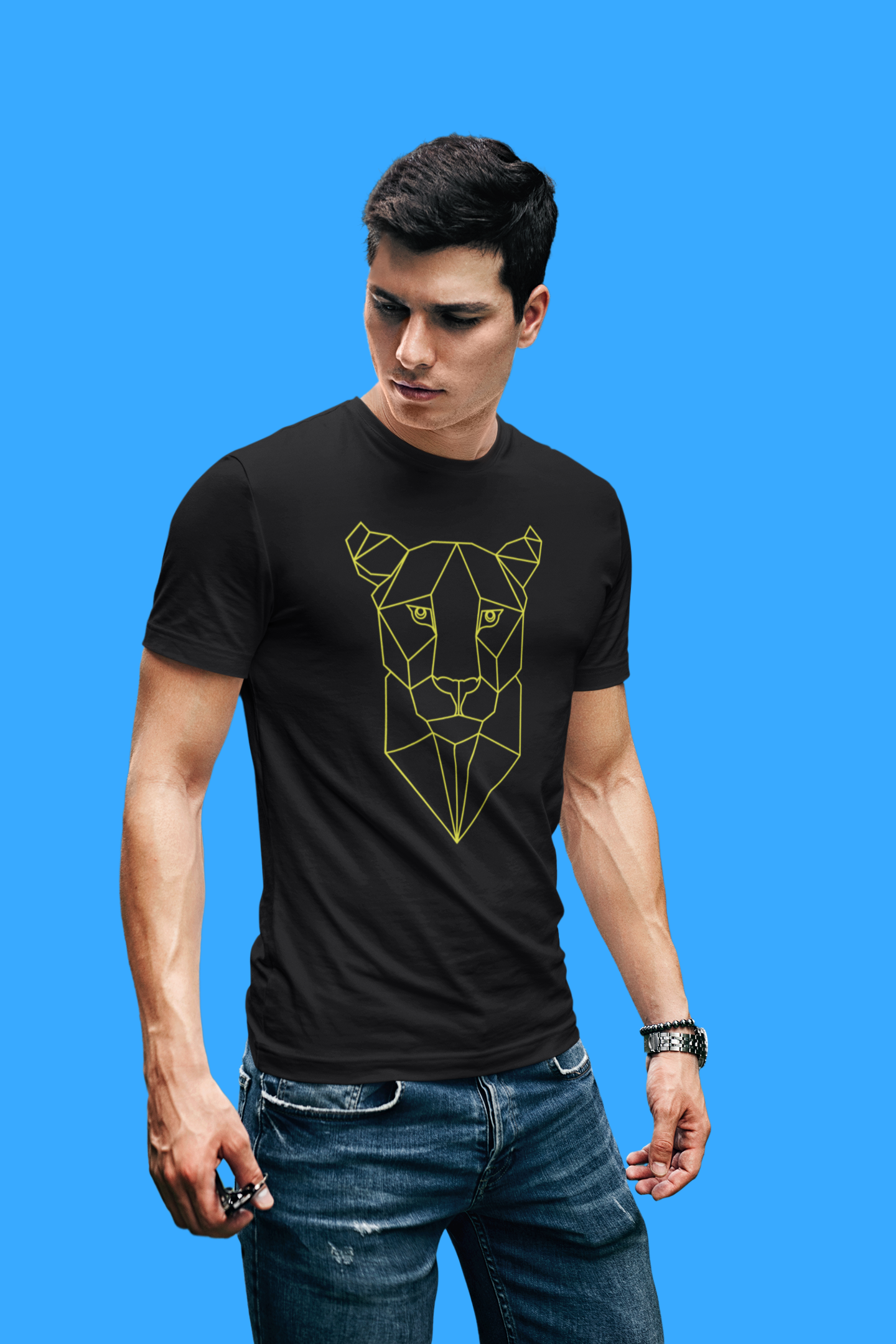 T-Shirt Pantera Amarela