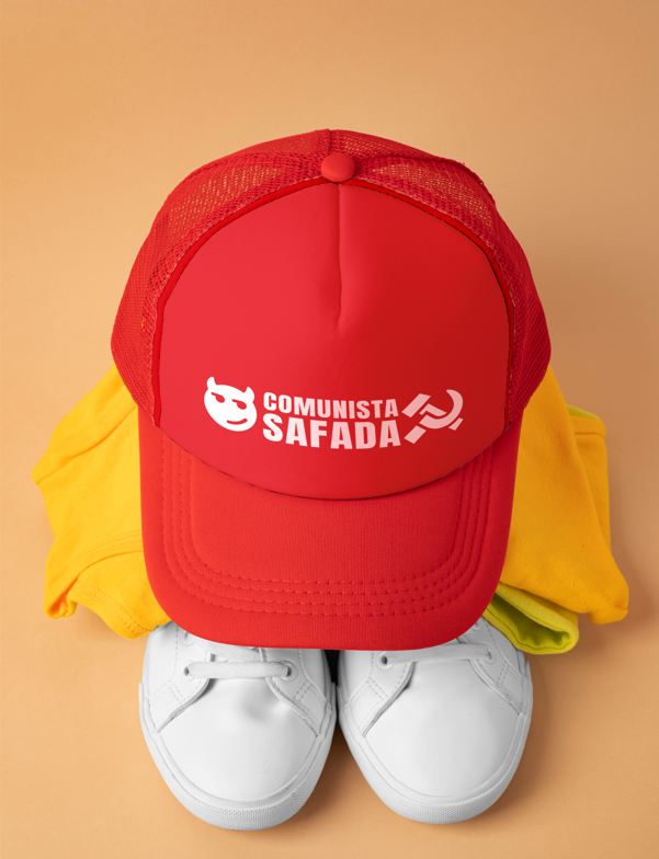 Boné Vermelho Comunista Safada