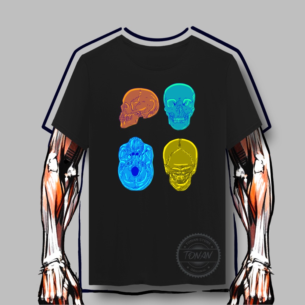 CAMISETA QUALITY - CRÂNIO 360º