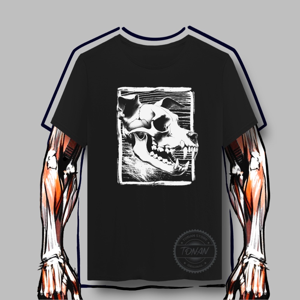 CAMISETA QUALITY – CRÂNIO CACHORRO