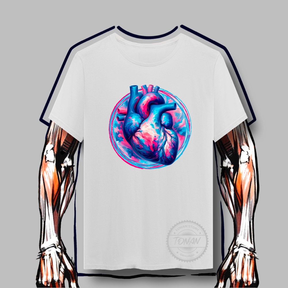 CAMISETA QUALITY - CORAÇÃO ART