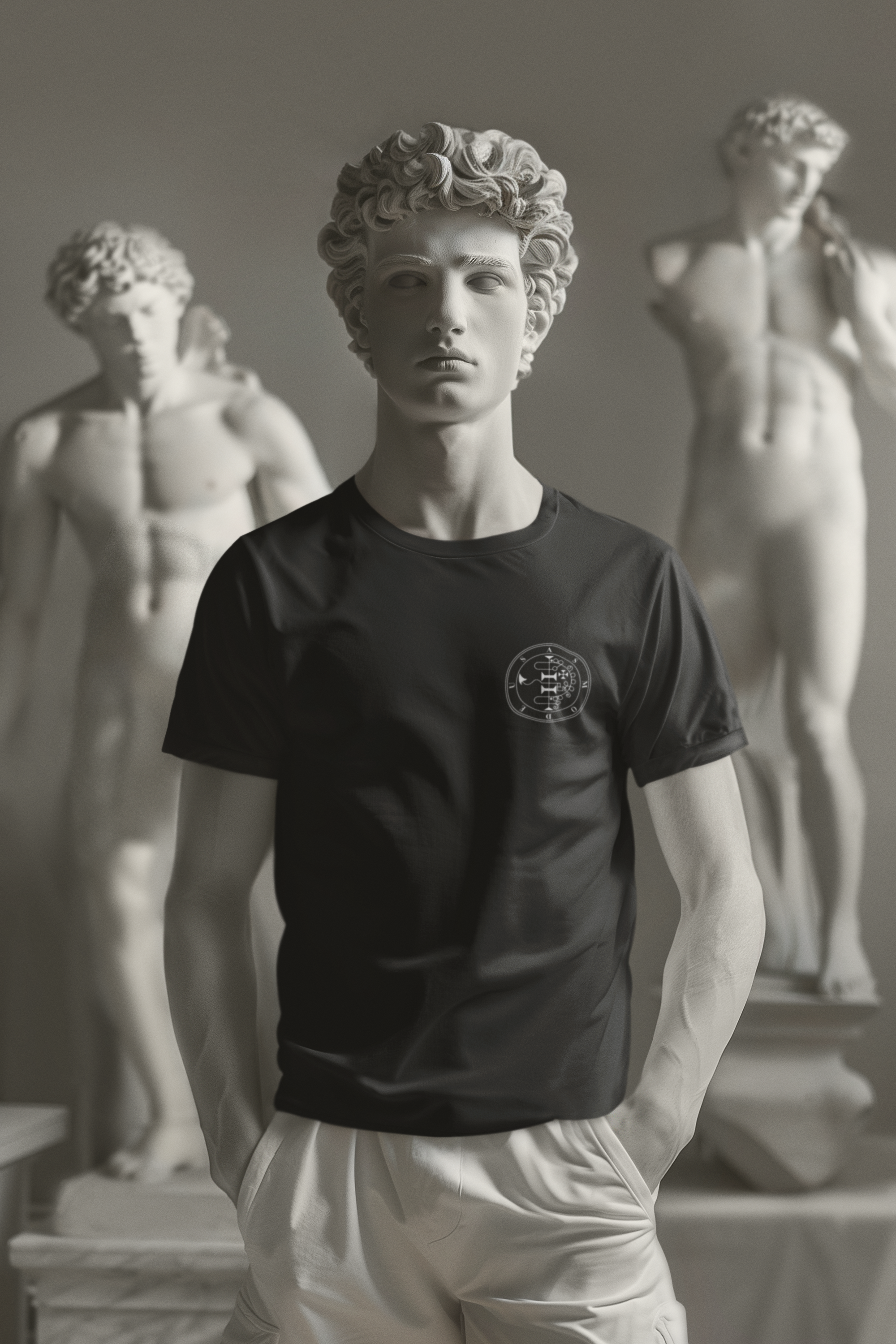 Camiseta Algodão Pima Goetia Sigilo ASMODEUS