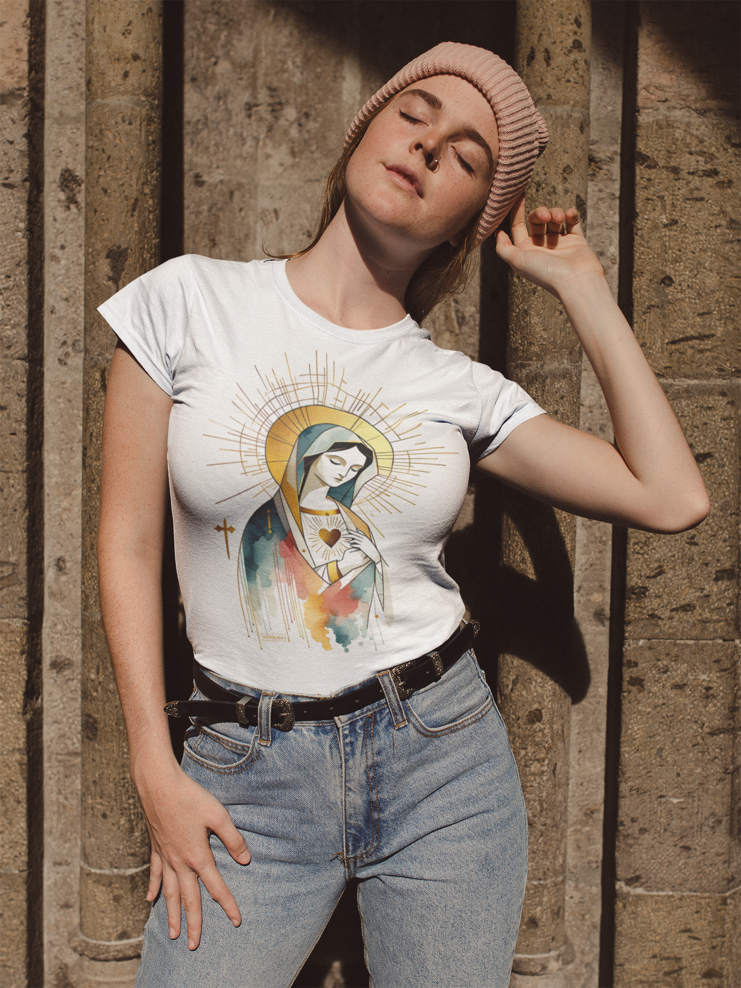 Nome do produto  Camiseta Feminina  Baby Long - Maria Fineart