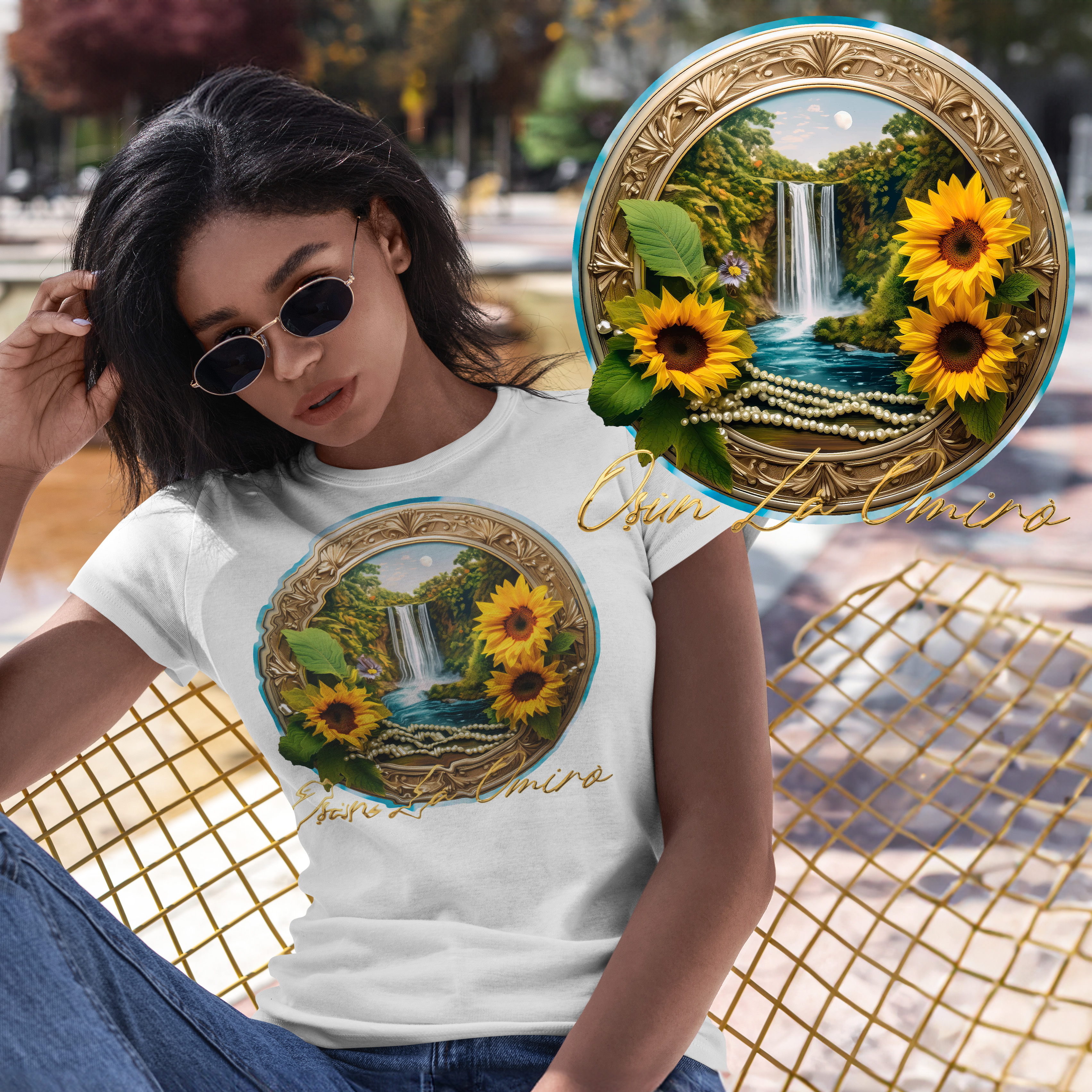 Camiseta Oxum - A dona dos rios! - Feminina