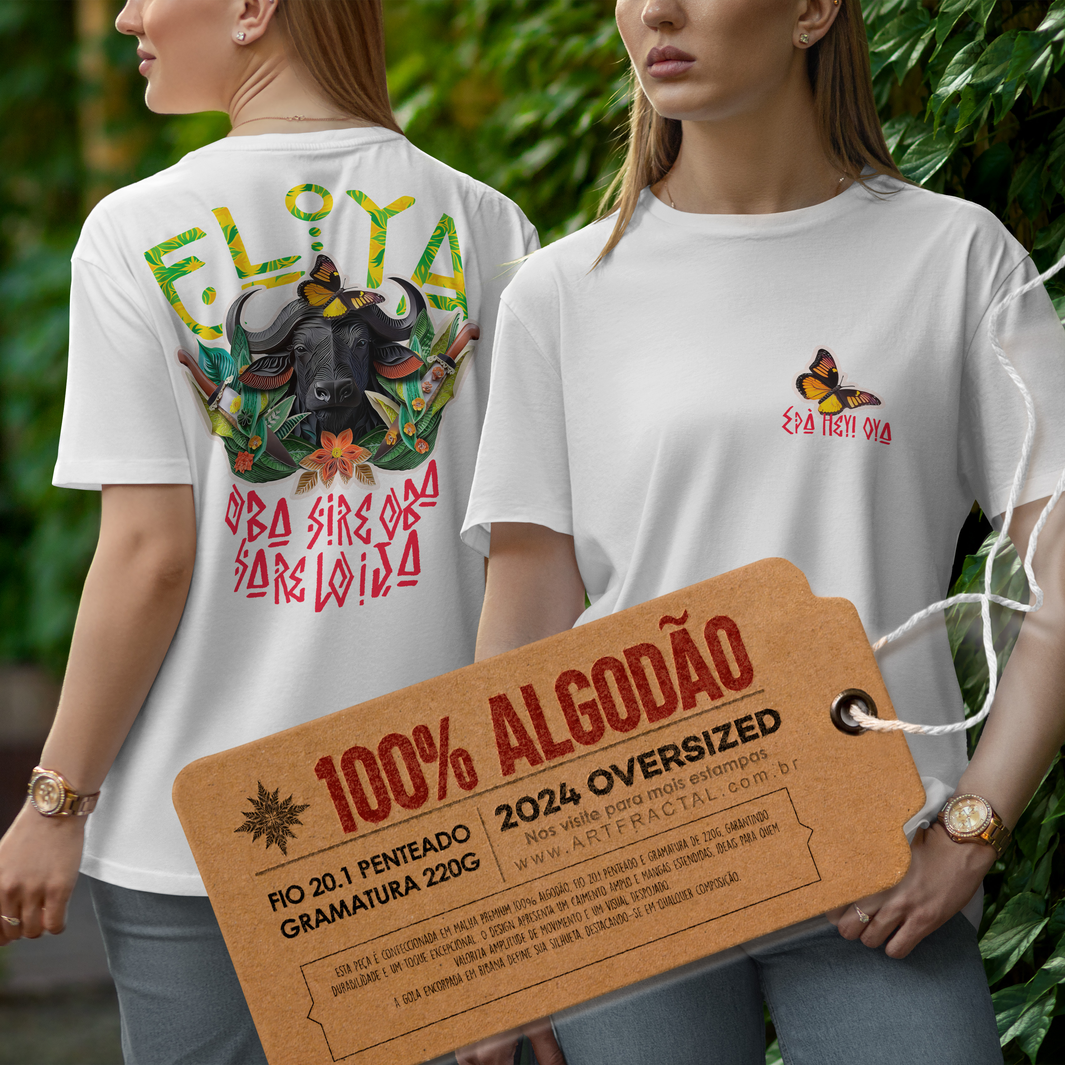 Iansã - Rainha dos ventos! -  Camiseta Oversized 
