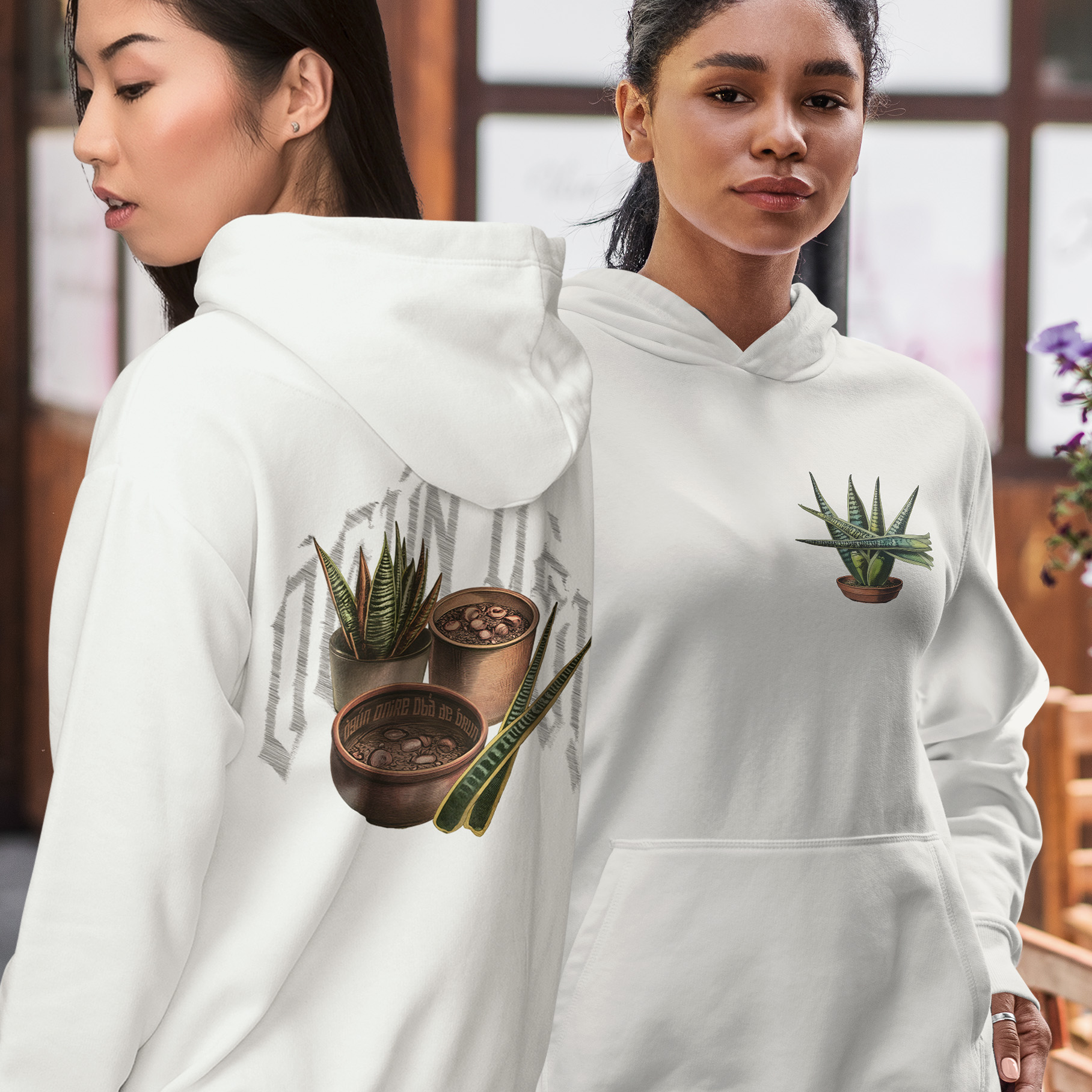 Ogum - Senhor de Irê! - Moletom Canguru - Tecidos Claros