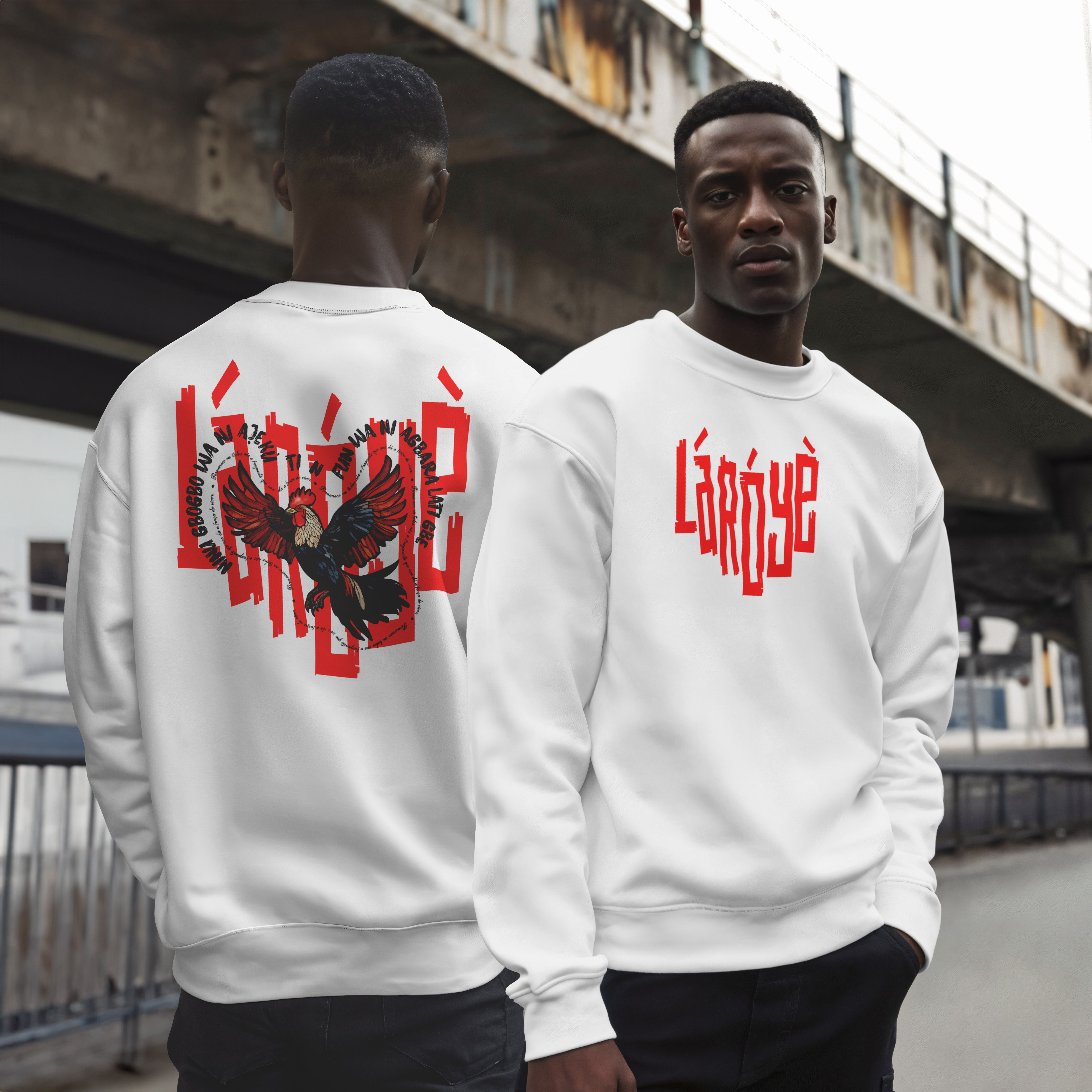 Exú - Salve, mensageiro! - Moletom  - Tecidos Claros