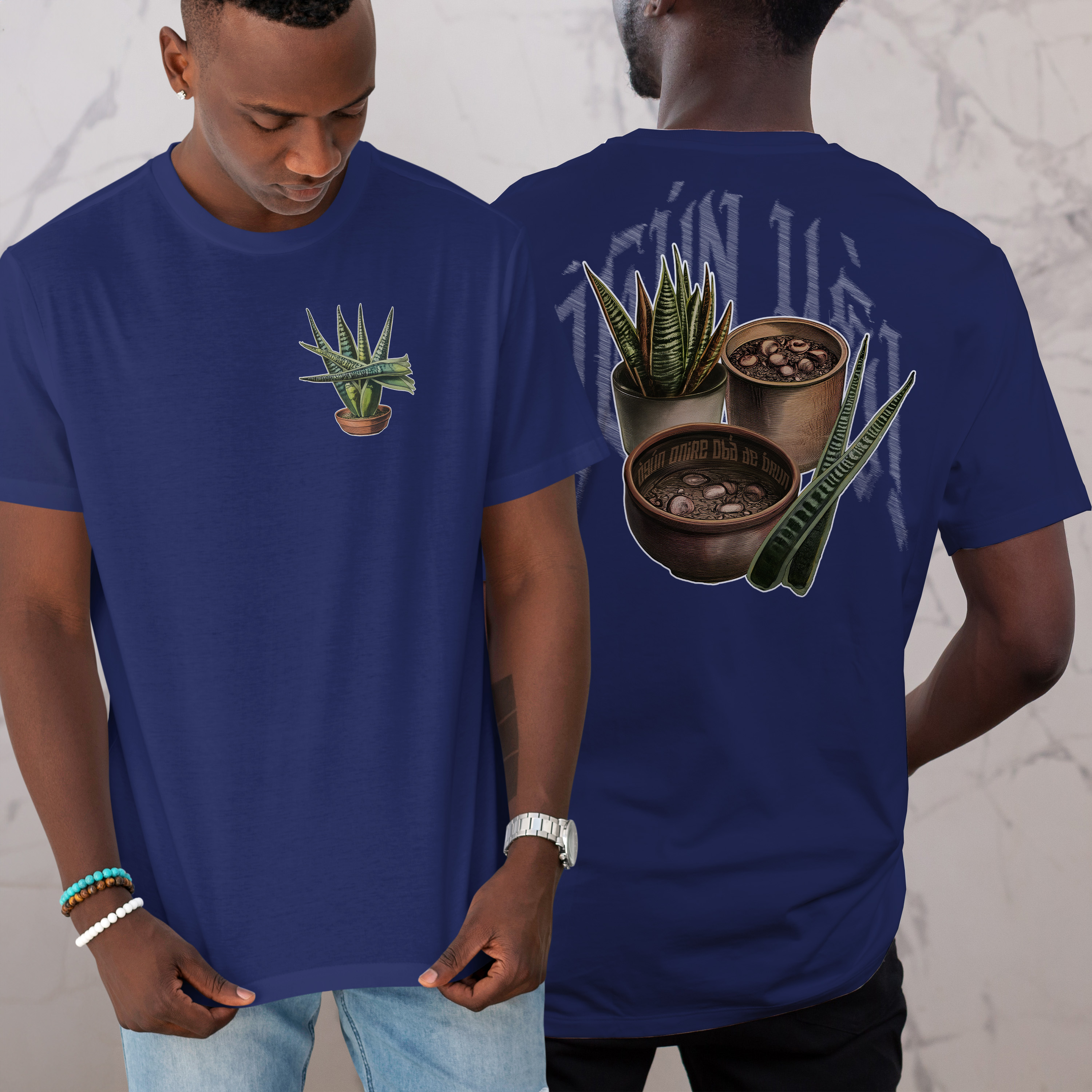 Camiseta Ogum - Senhor de Irê! - Tecidos Escuros