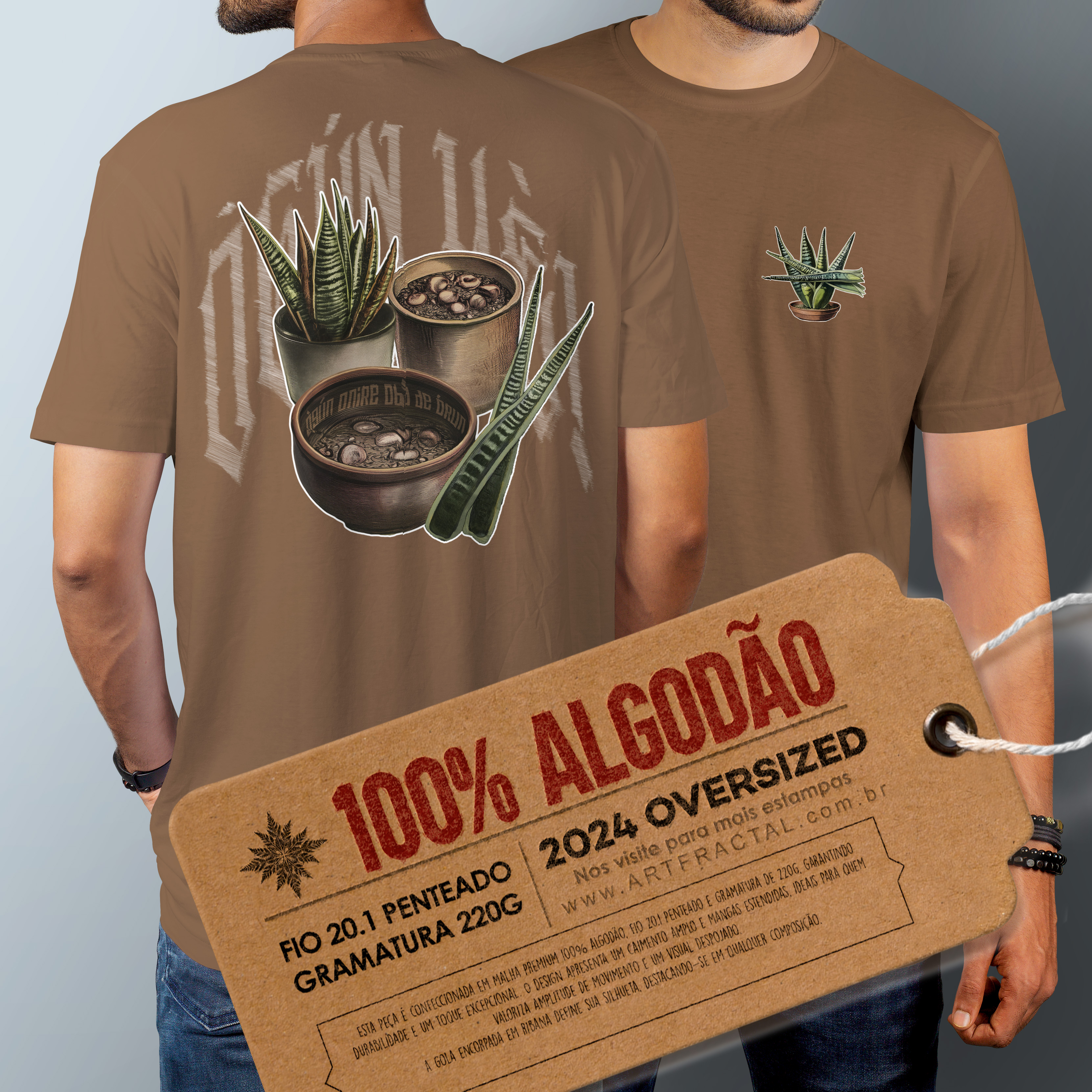 Ogum - Senhor de Irê! - Camiseta Oversized - Tecidos Escuros