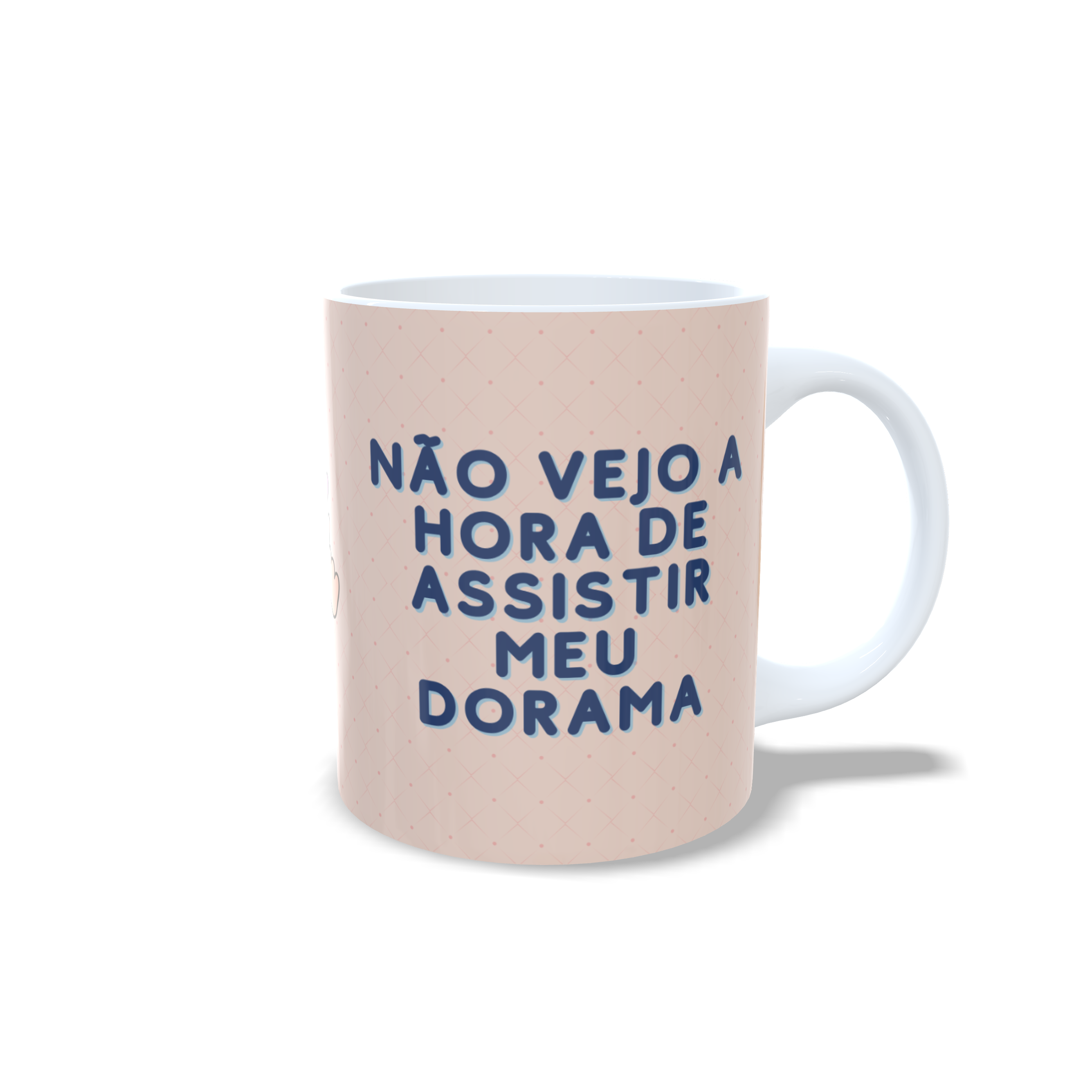 Caneca Não Vejo a Hora de Assistir Meu Dorama